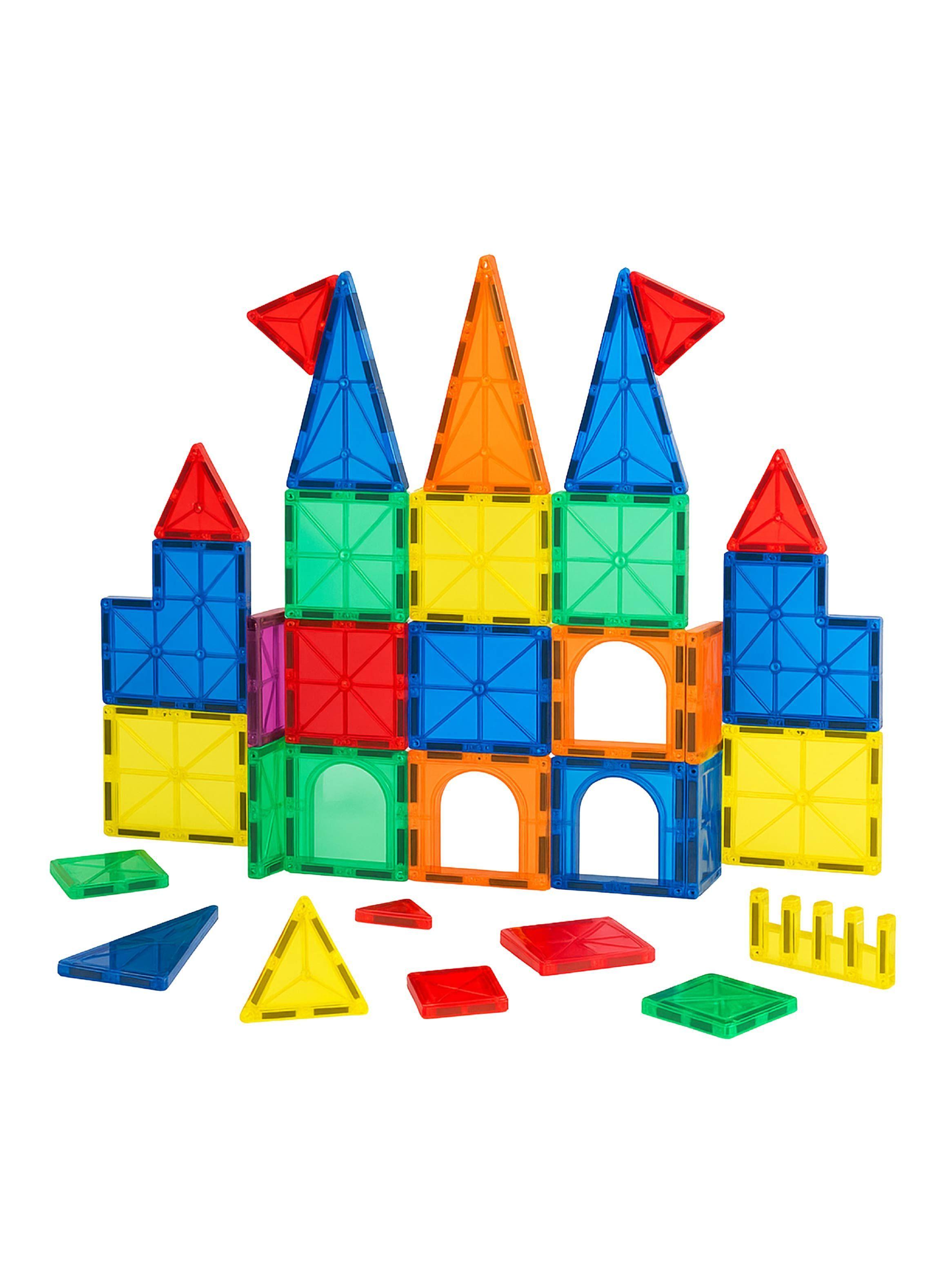 Juego de Bloques Construcción magnéticos 3D 60 Piezas GlowUp -0