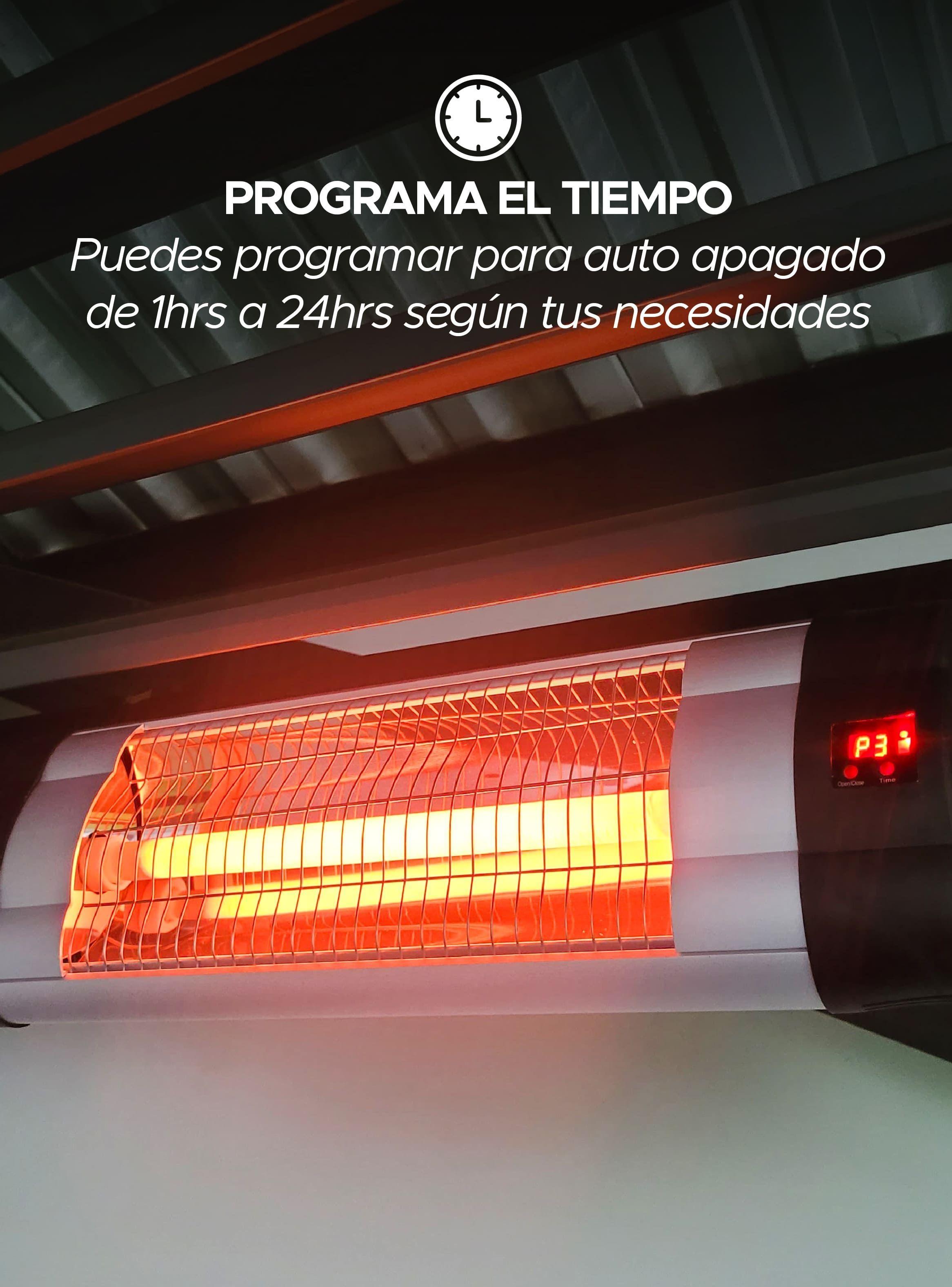 Accesorio Pérgola Calefactor De Terraza 1500w Vincenzi Negro-4