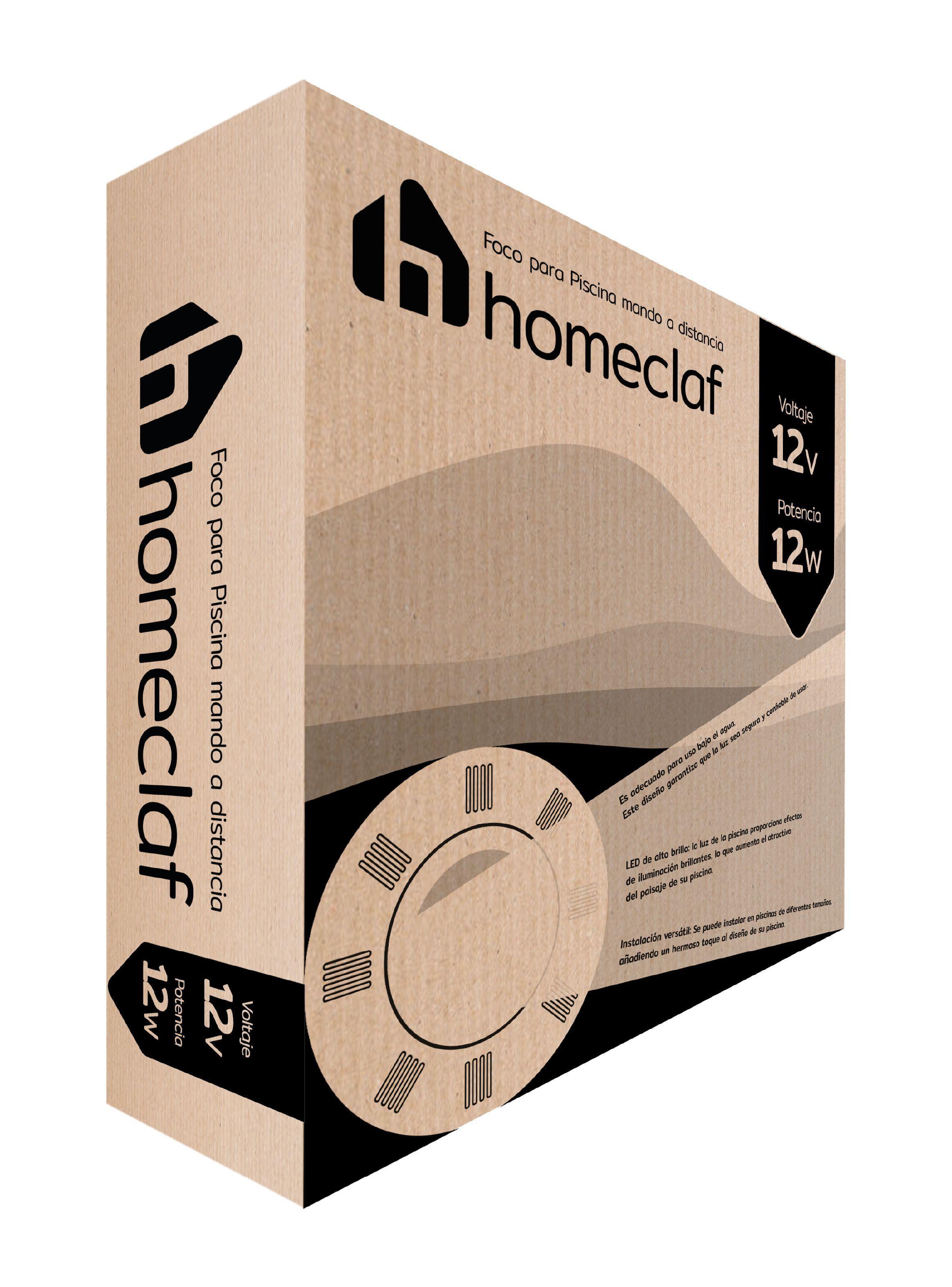Foco Led Piscina 12w 7 Colores Con Control Remoto Homeclaf-7