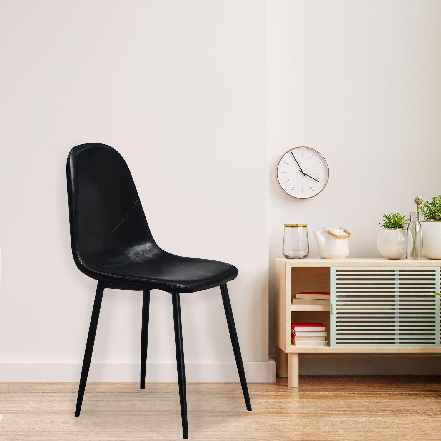 Silla Concept Leather Negra-1