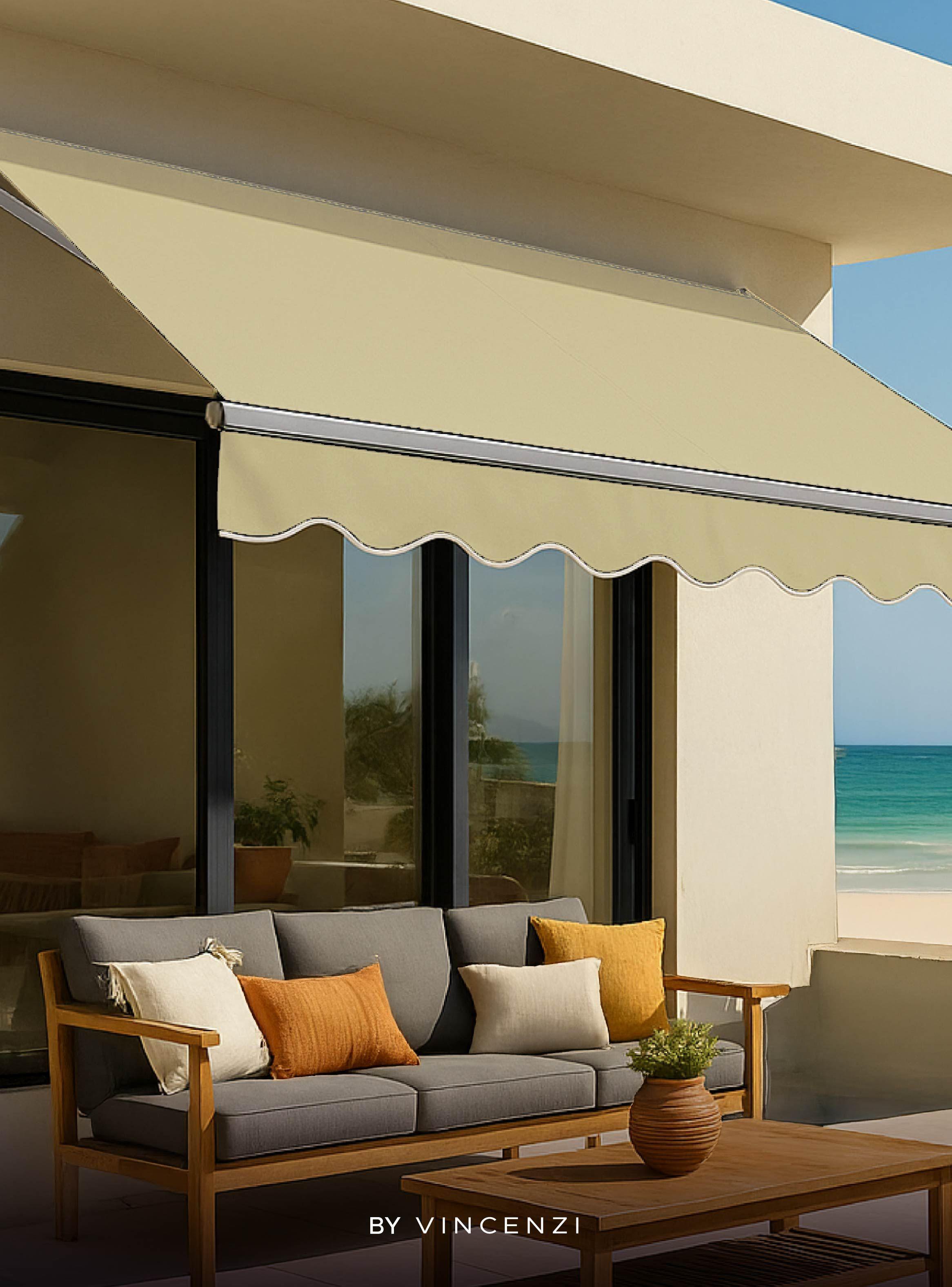 Toldo con brazo retractil Terrazas 3x2.5 Mts Beige-6