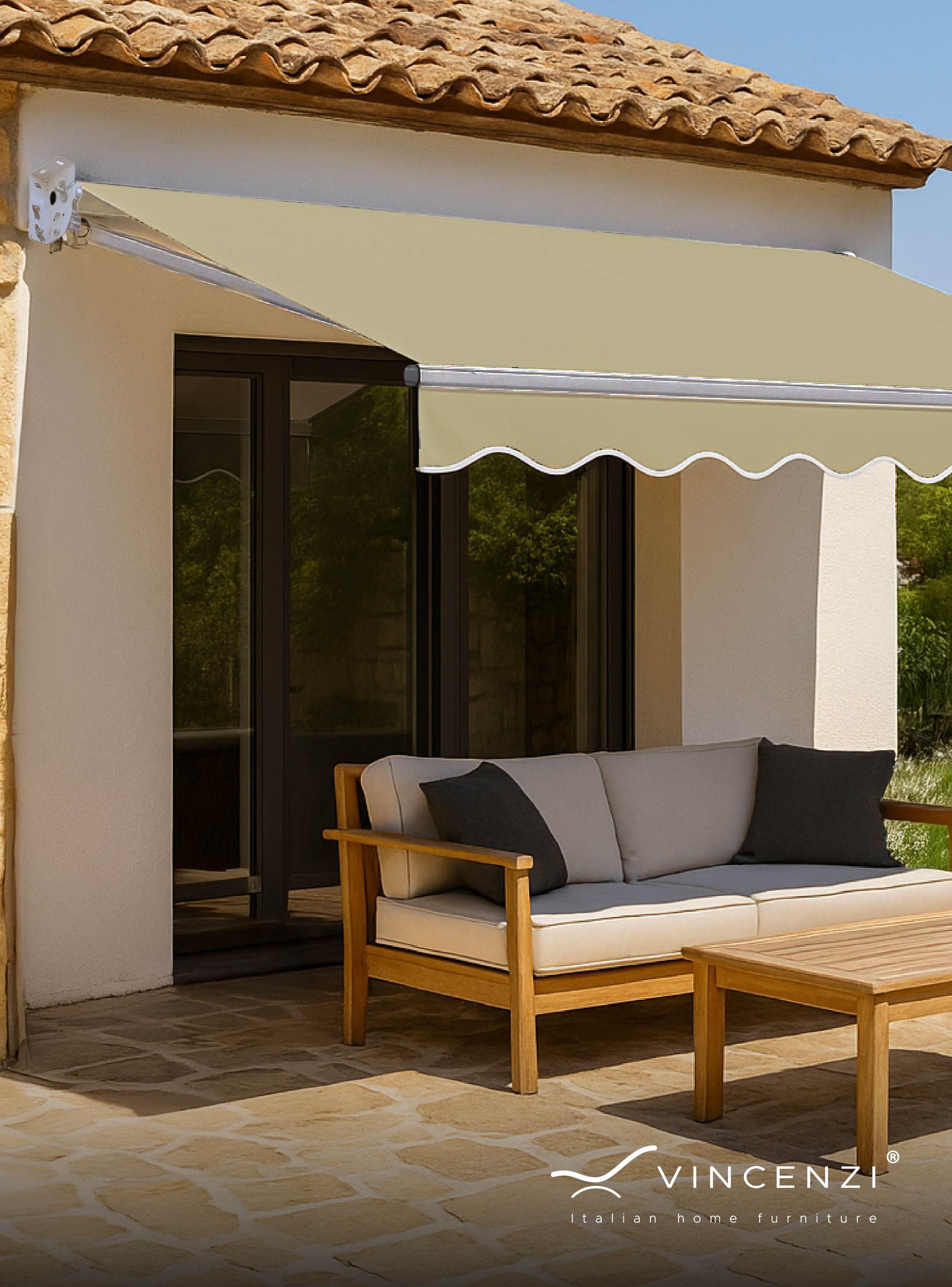 Toldo con brazo retractil Terrazas 3x2.5 Mts Beige-7