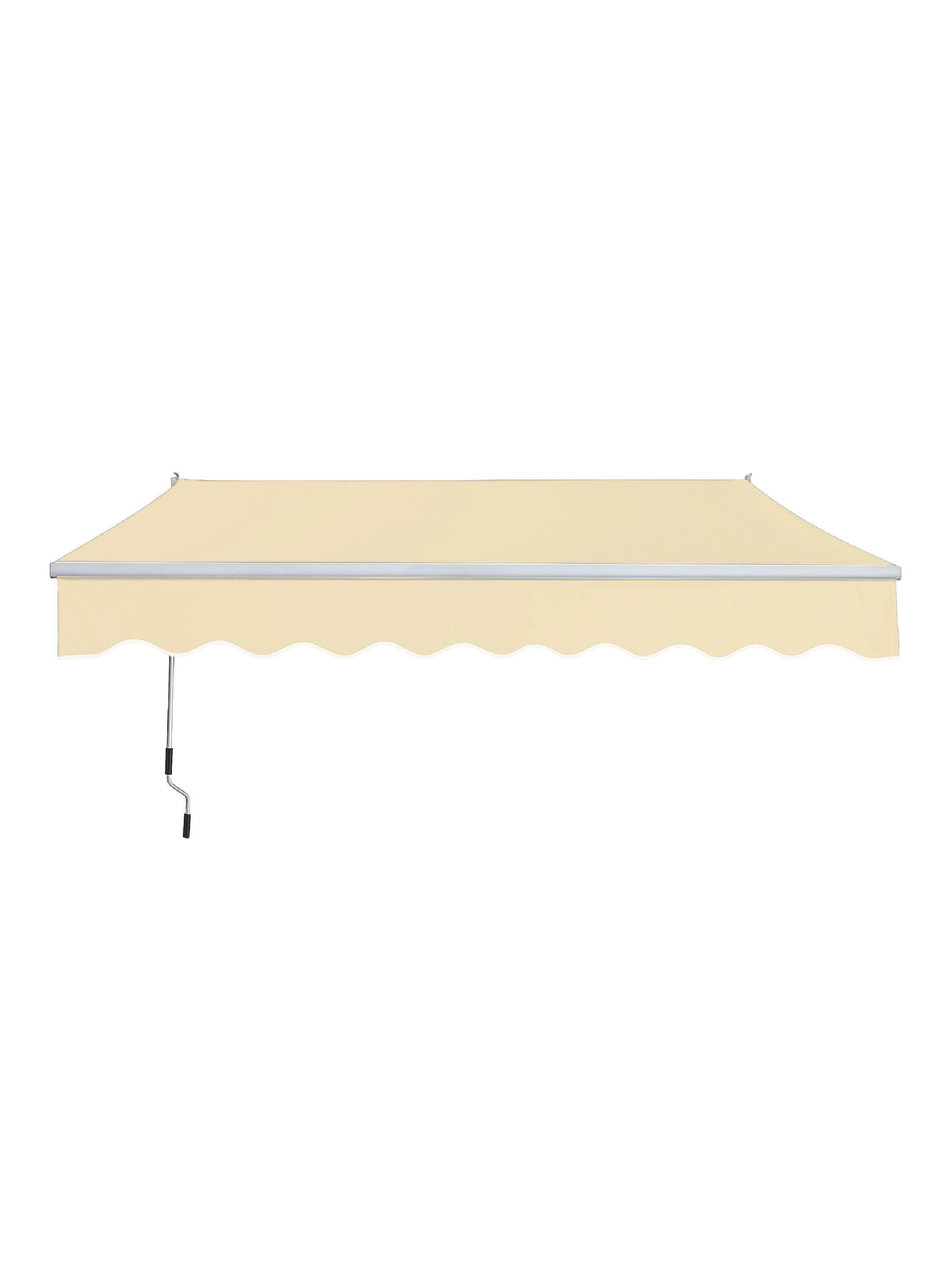 Toldo con brazo retractil Terrazas 3x2.5 Mts Beige-0