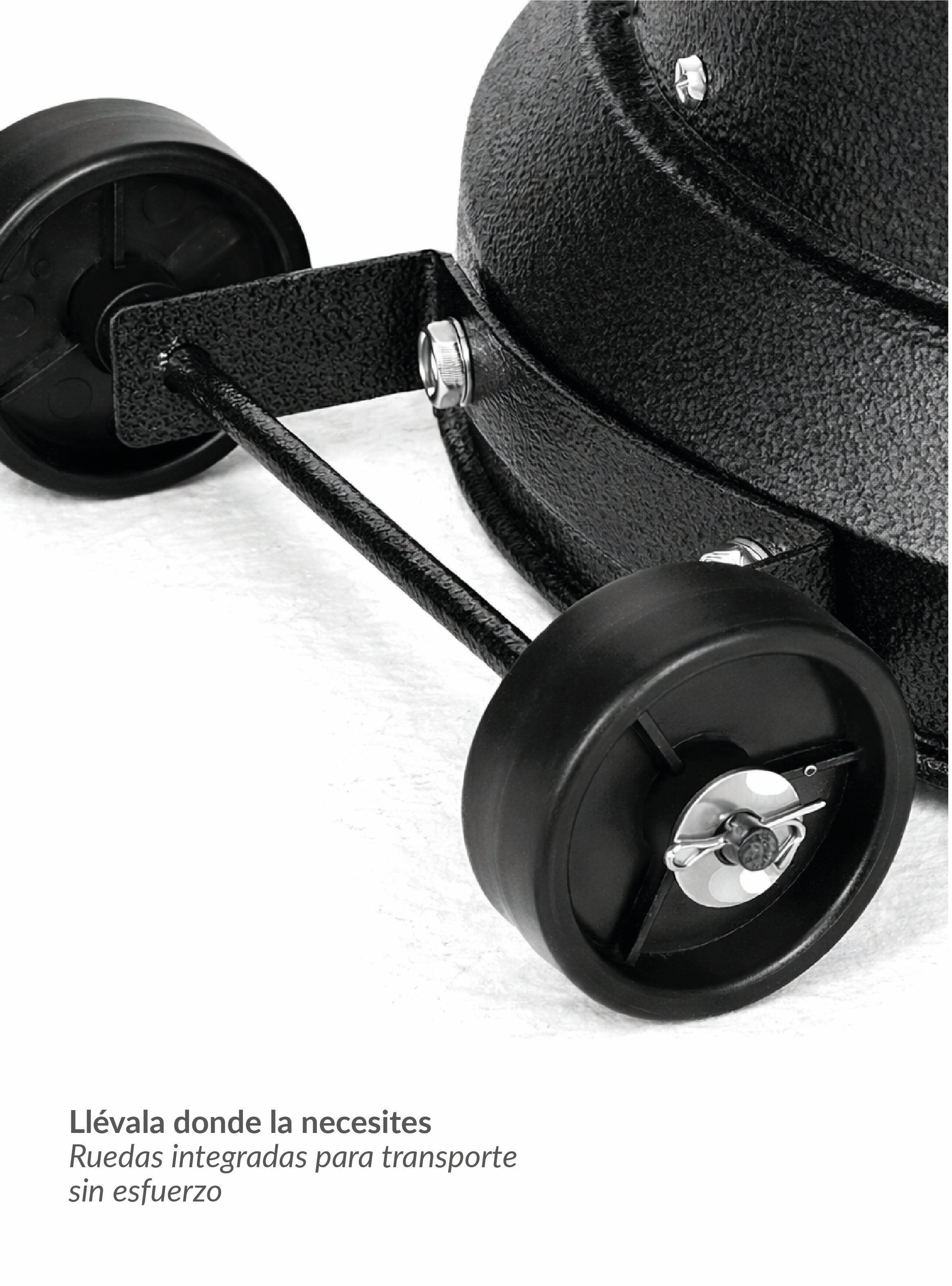 Estufa De Patio Baja Negra a Gas de 11kg Terrazas Interior Exterior Bfresh-5