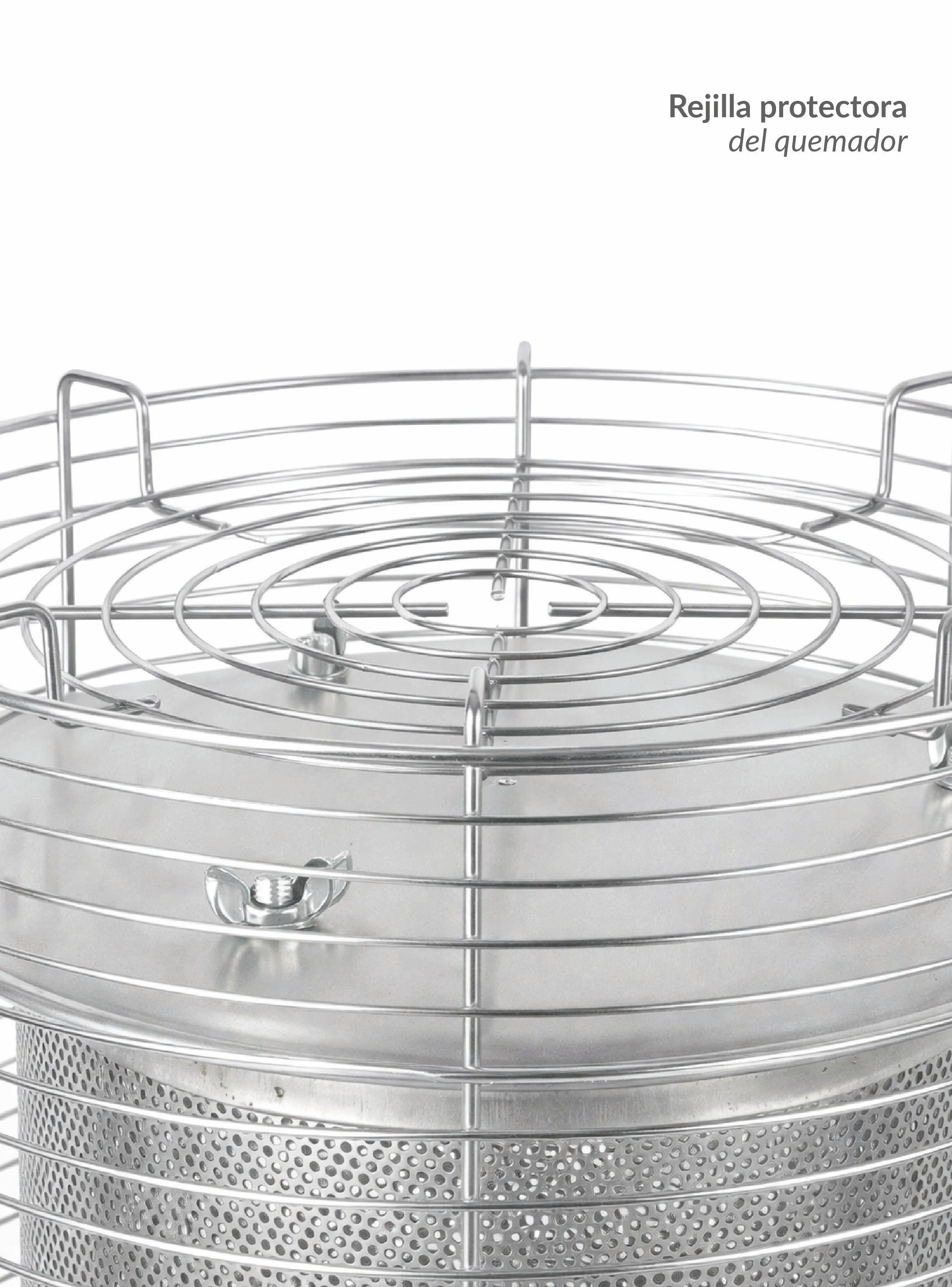 Estufa De Patio Baja Negra a Gas de 11kg Terrazas Interior Exterior Bfresh-4