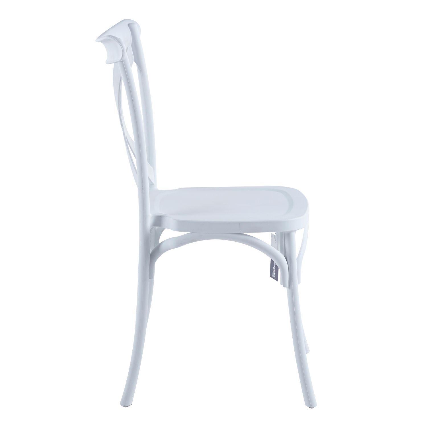 Pack 4 Sillas Crossback Blanca-4