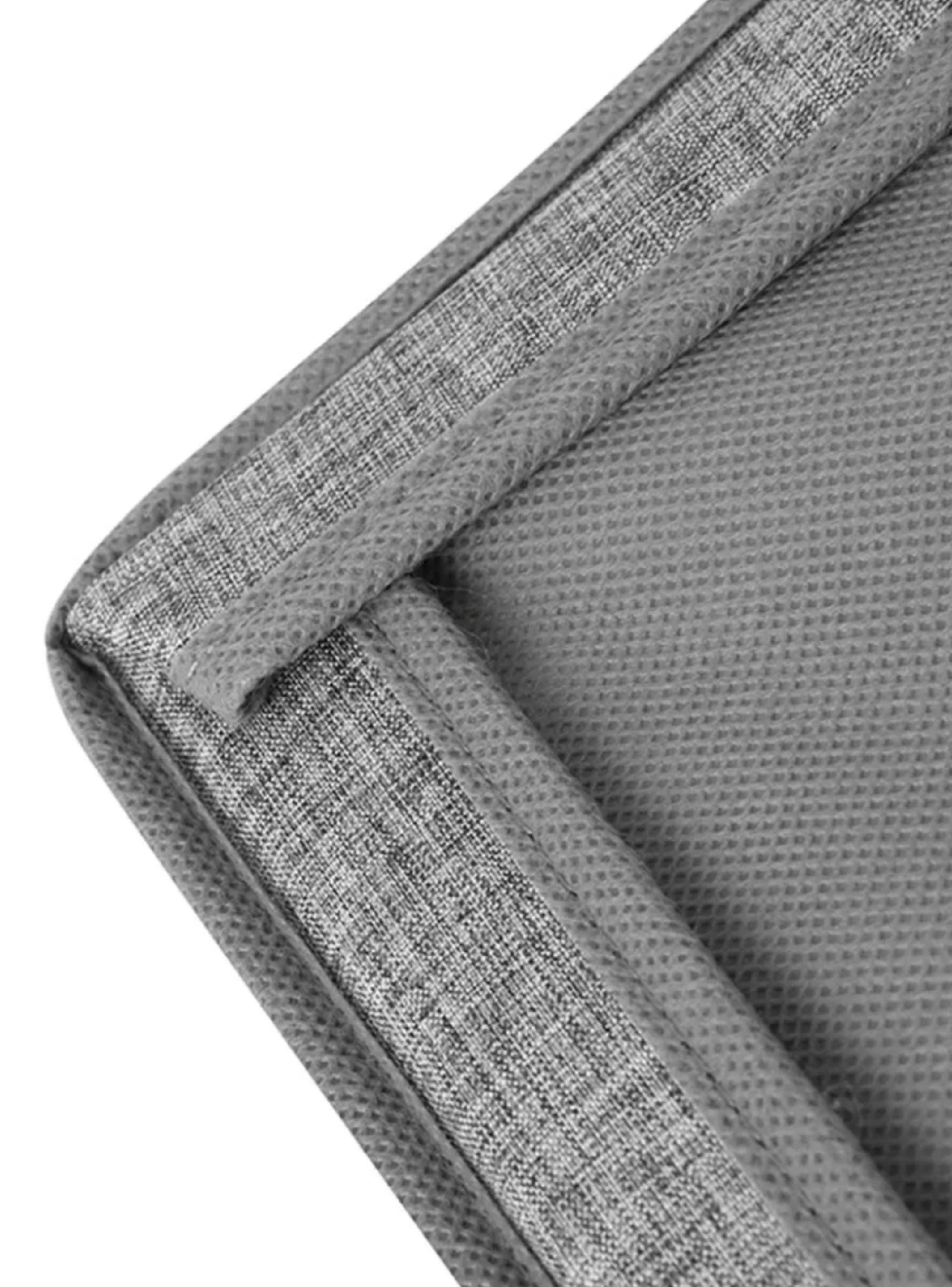 Pack 2 Cajas Organizadoras Plegable Grandes Con Tapa De Lino-2