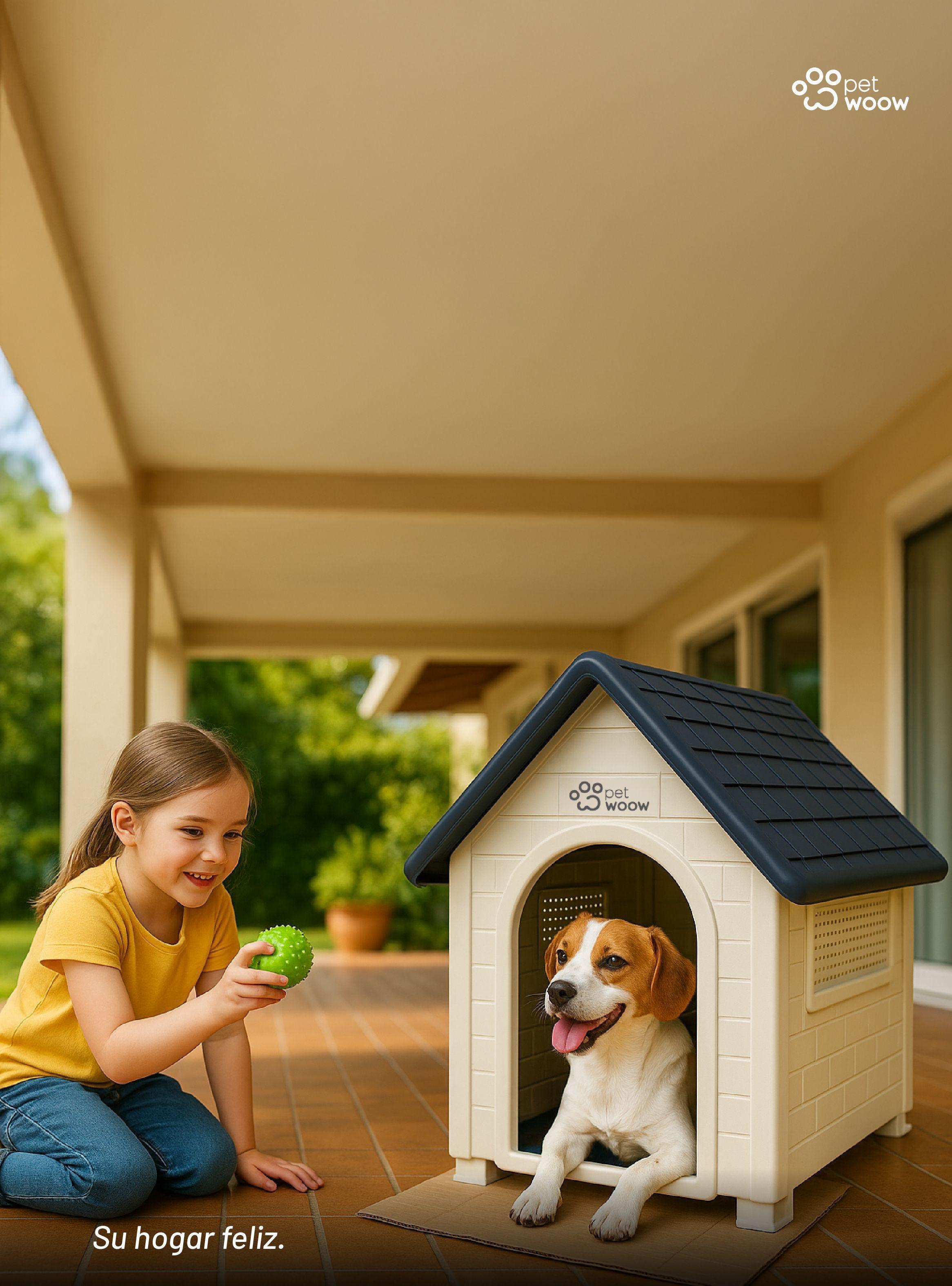 Casa Para Perros Mascota 82 x 54 x 69.7 cm Duke Gris Petwoow-6