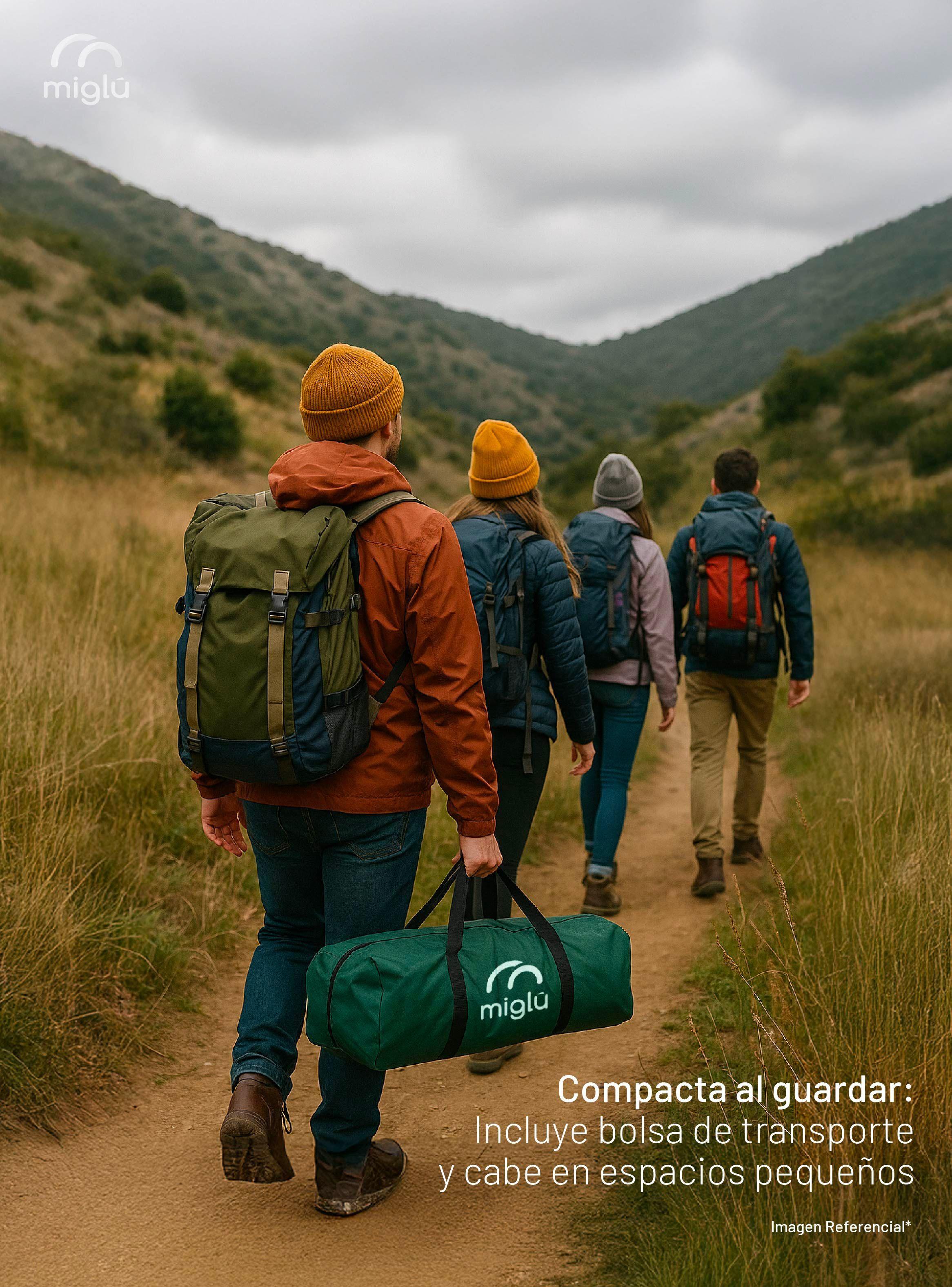 Carpa Camping Miglu Para 4 personas Outdoor-4