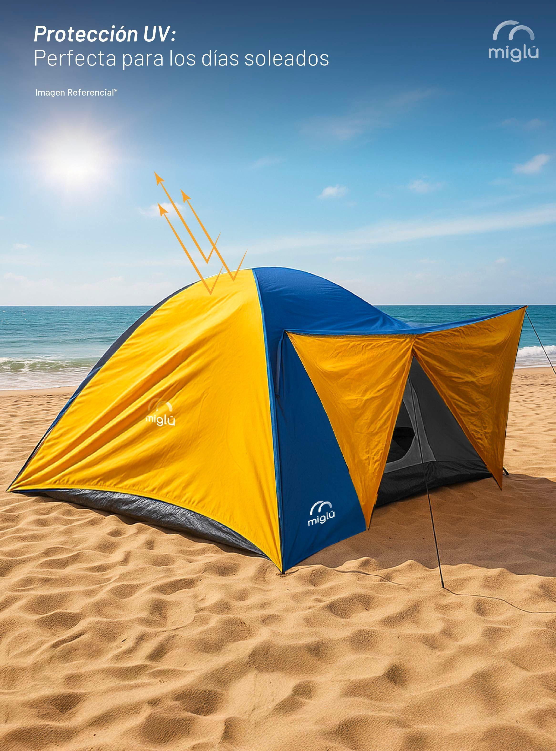 Carpa Camping Miglu Para 4 personas Outdoor-5
