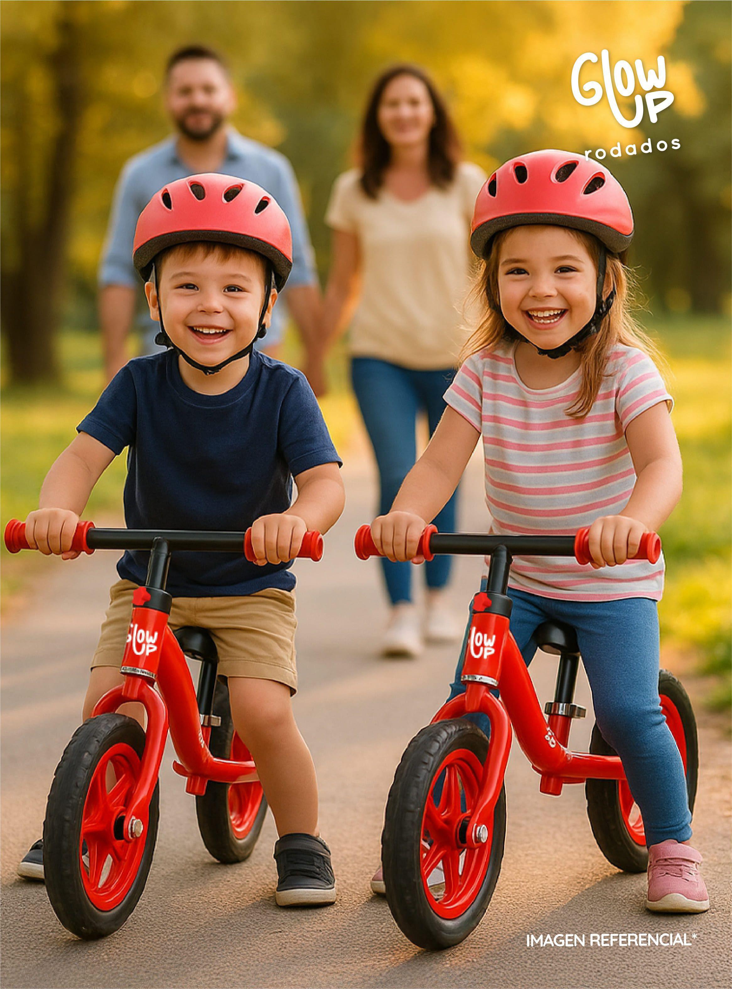 Bicicleta De Equilibrio Infantil Dodo Rojo Glowup-5
