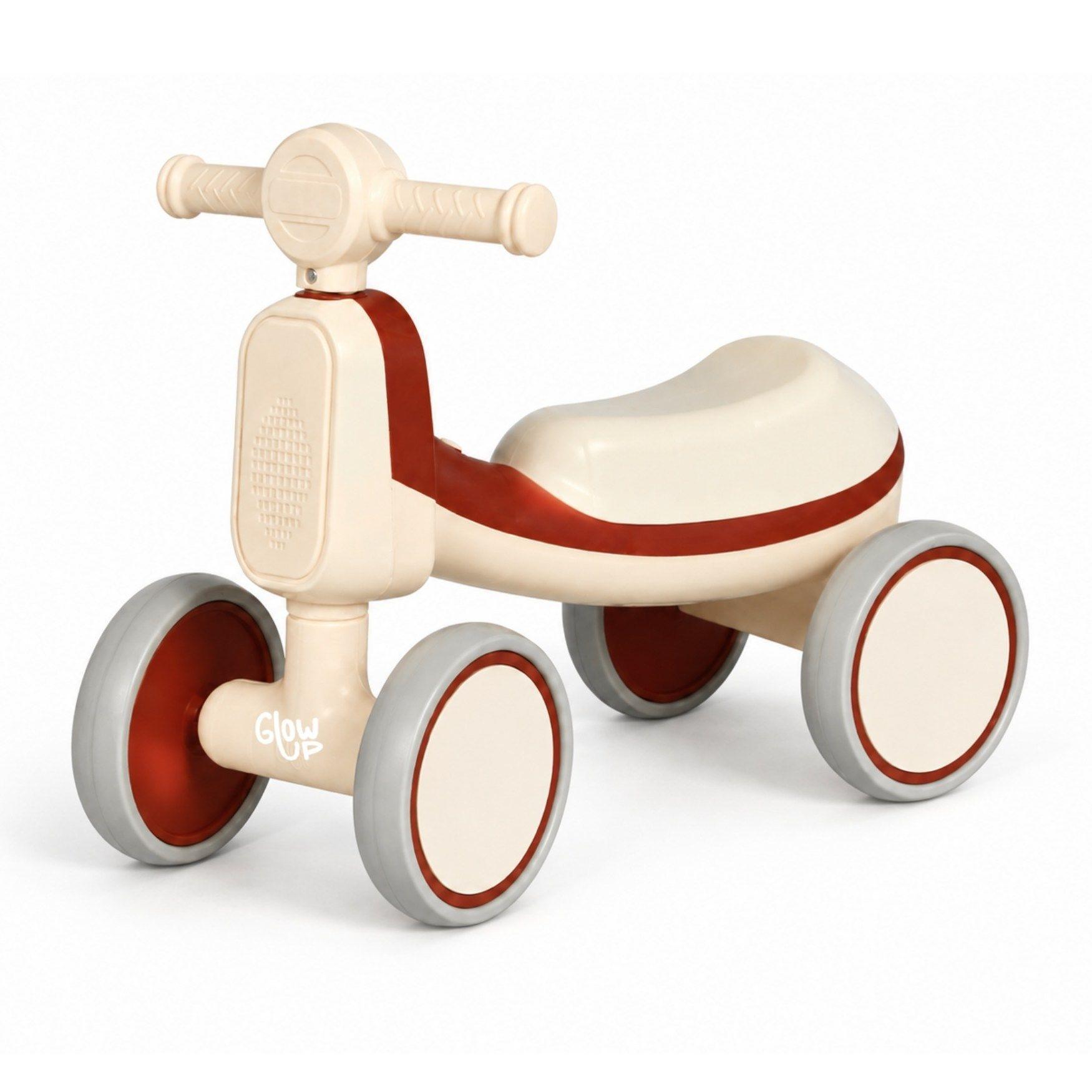 Triciclo Infantil con Luz y Sonido Bambi Burdeos GlowUp-5