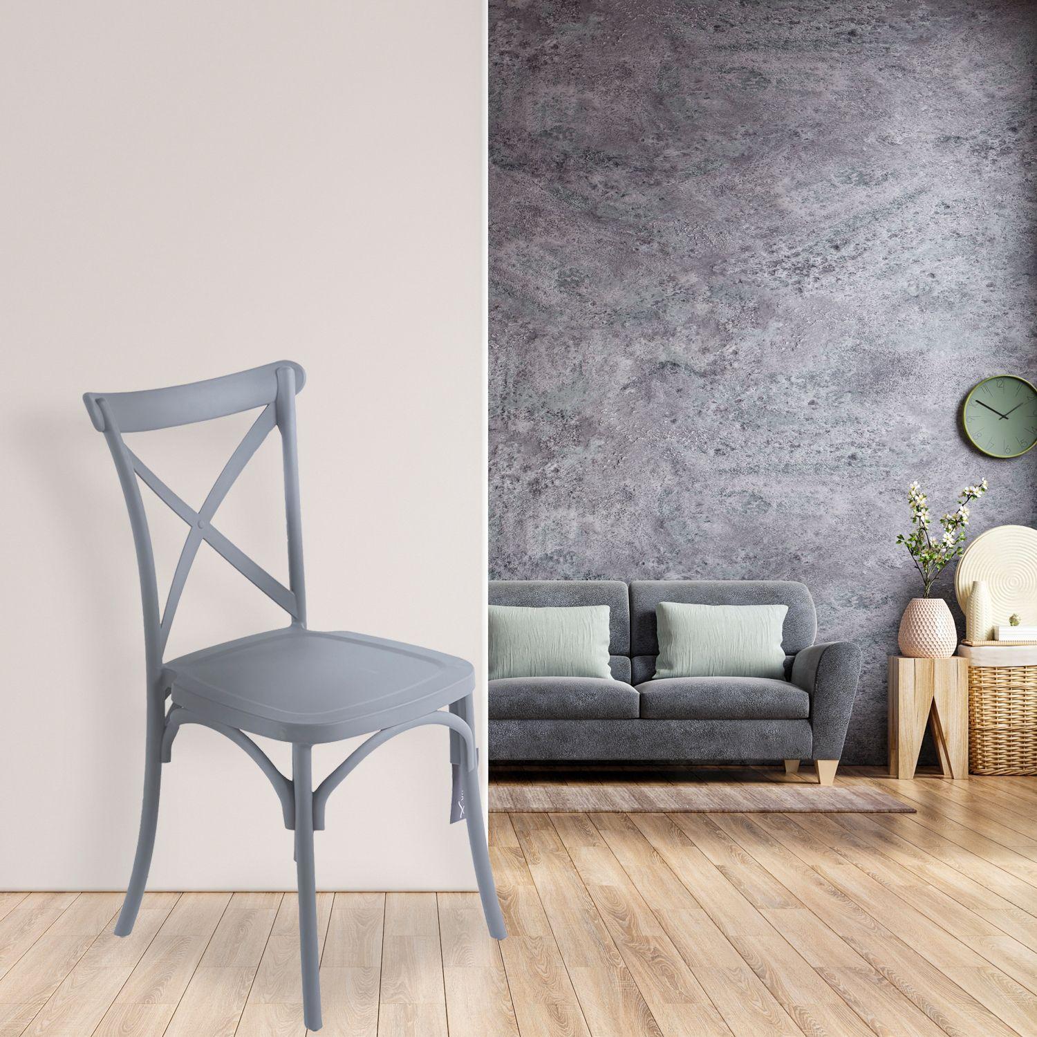 Silla Crossback Gris-1