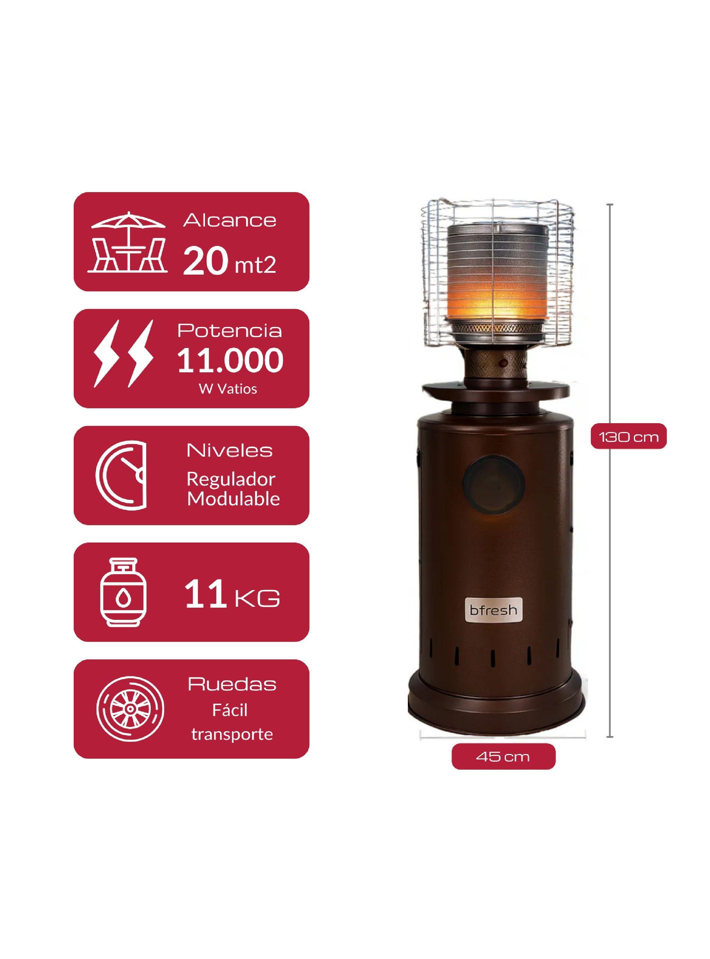 Estufa de Patio a Gas Baja BF-G100-2