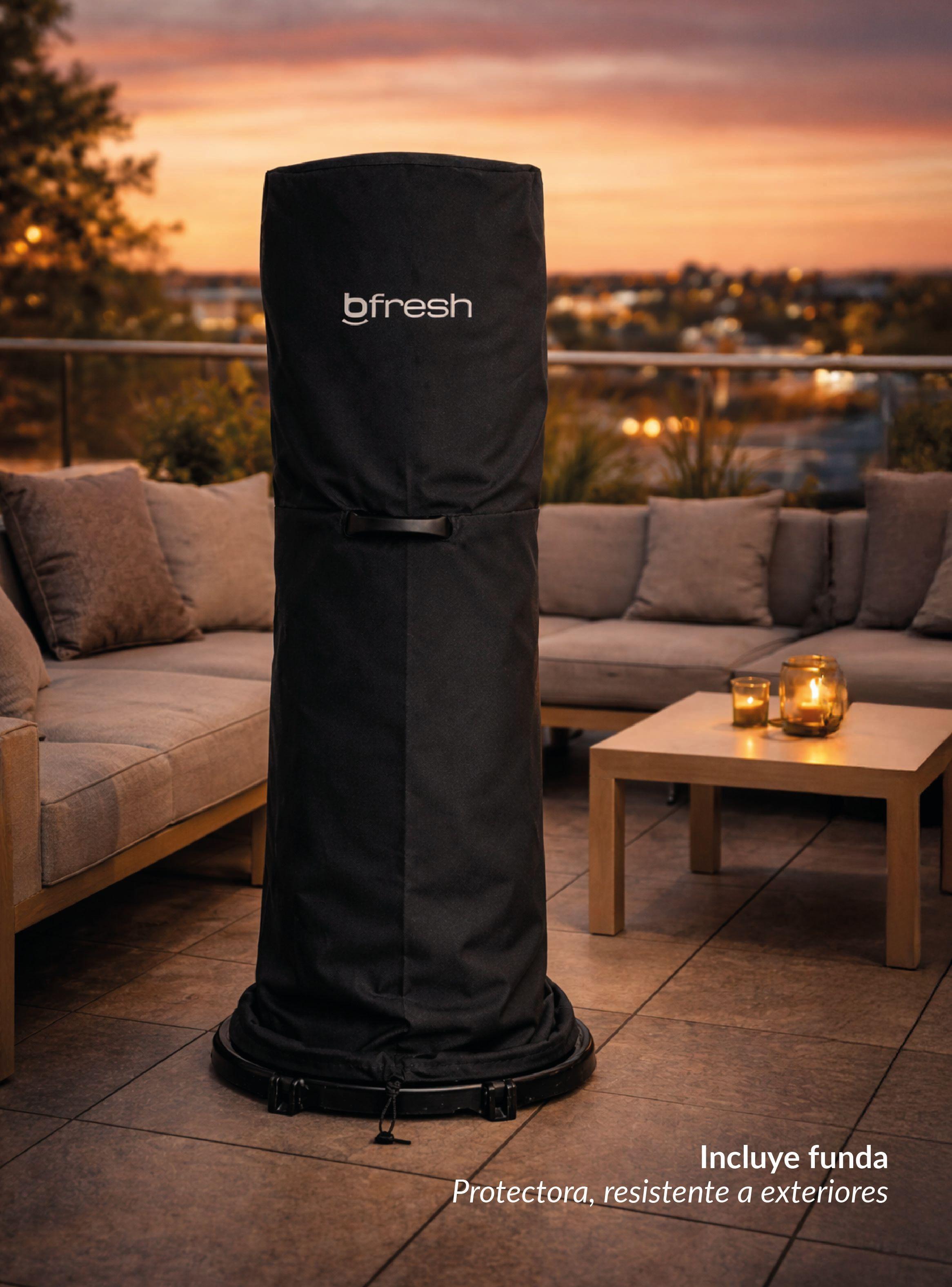Estufa de Patio exterior a Gas 11 kg con Funda BFresh-2