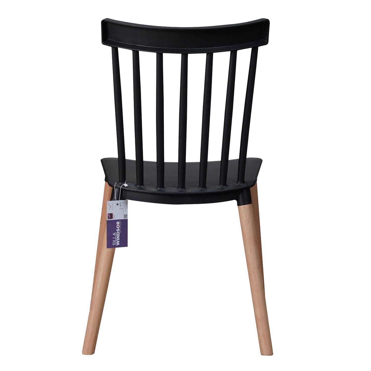 Silla Windsor Negra -3