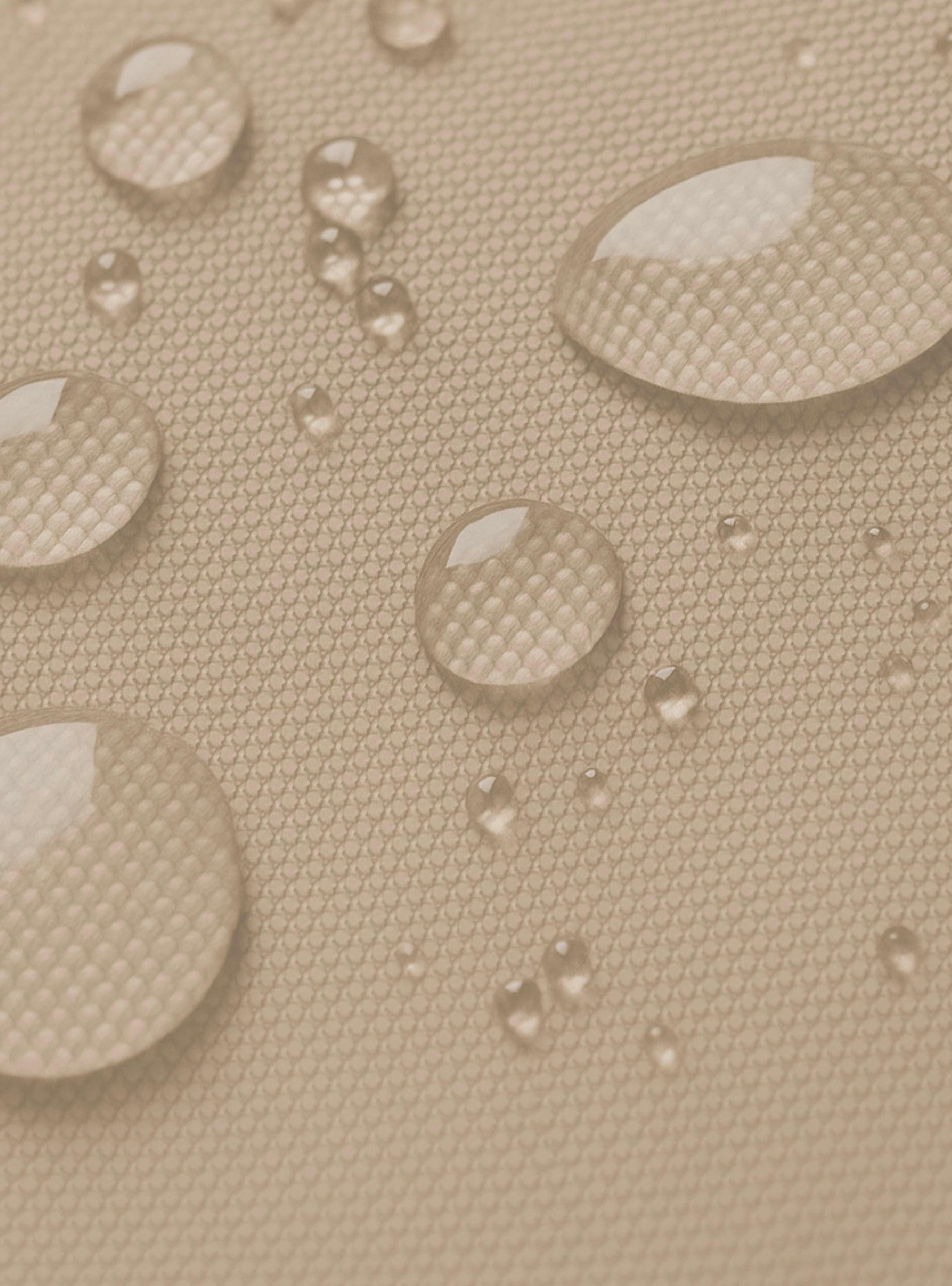 Toldo Vela Triangular Kaki + Kit de Instalación-3