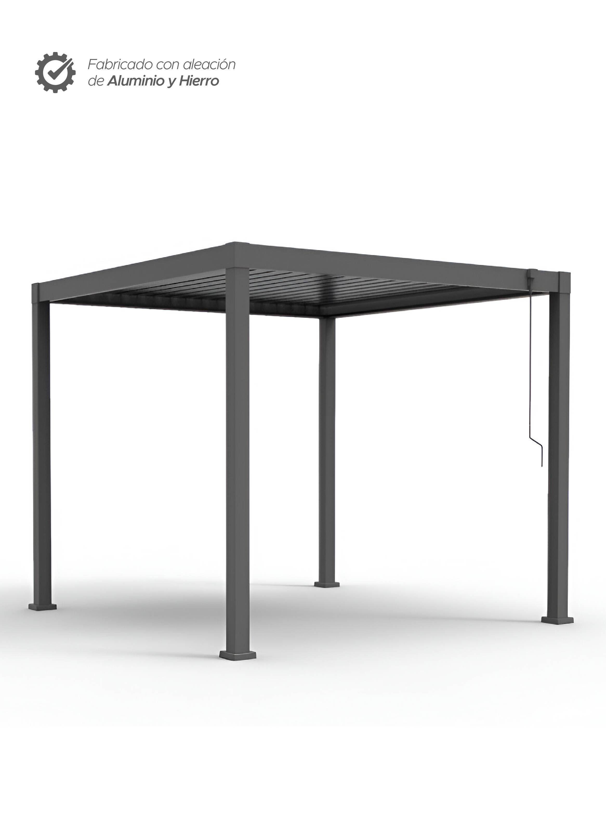 Pérgola Bioclimática 3x3mts Arcadia Vincenzi-2