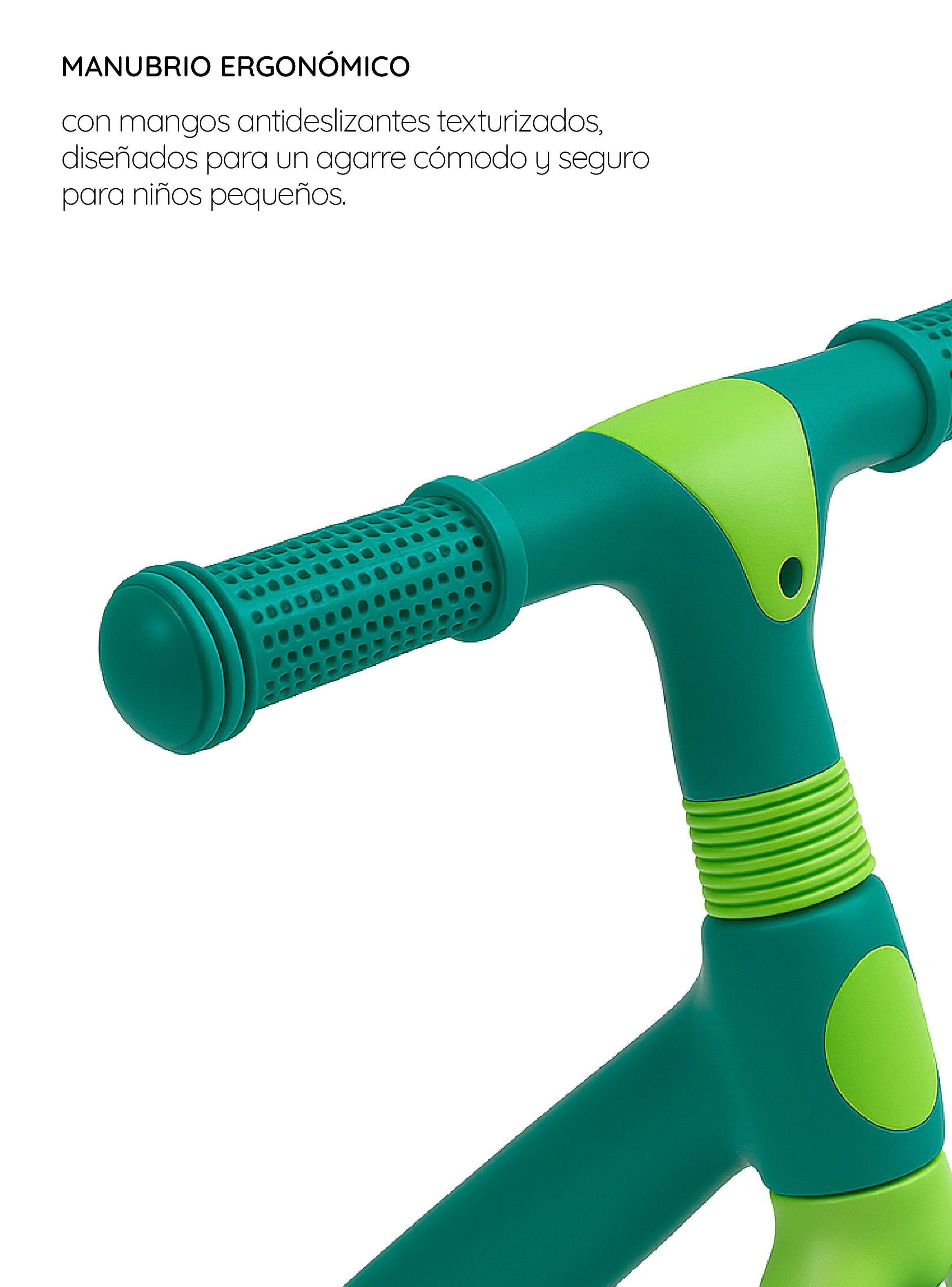 Bicicleta De Equilibrio Infantil Shgat Dino Verde Glowup-3