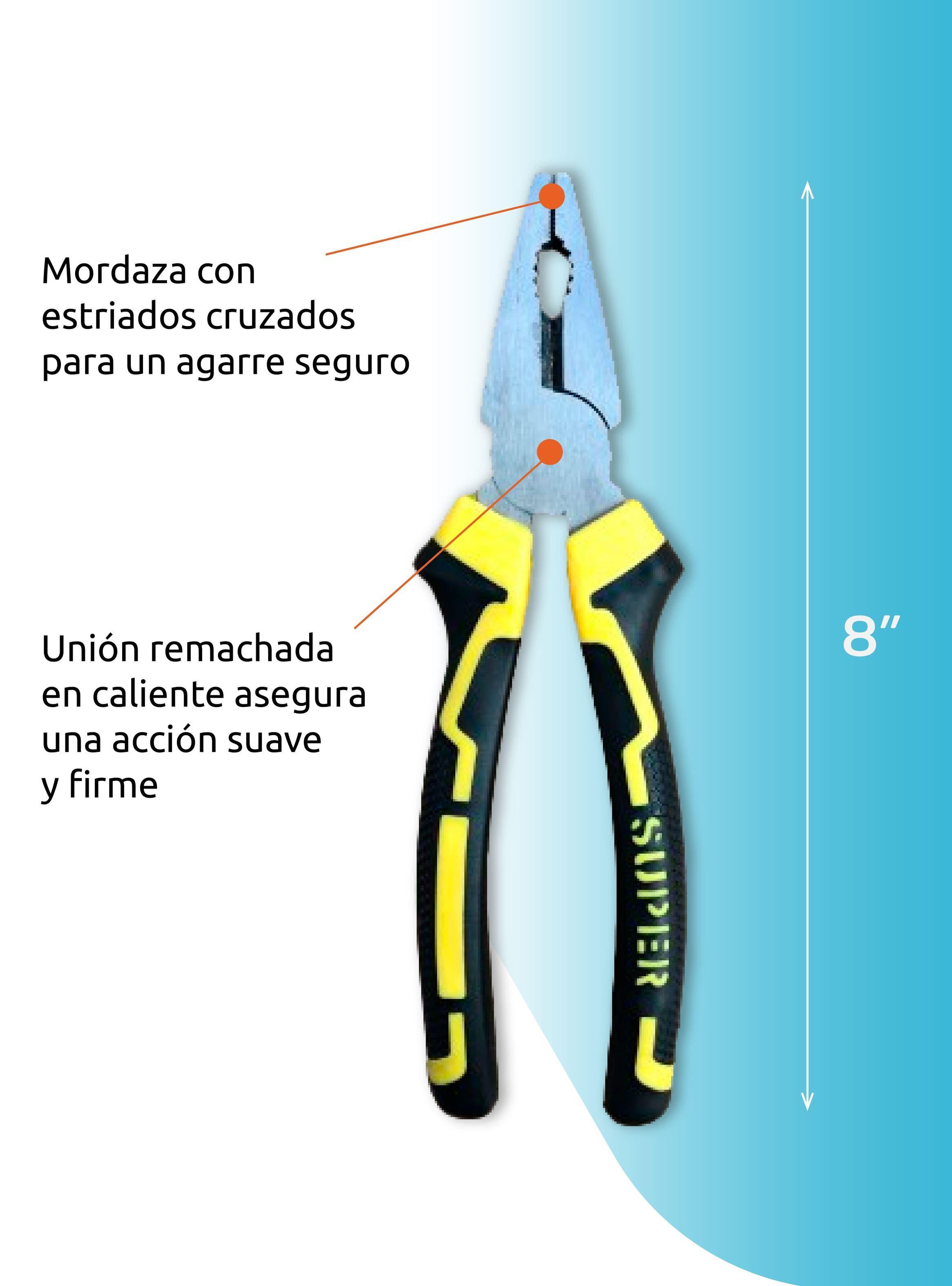 Set de 3 Alicates 8” Multifuncionales de Hierro Homeclaf -3