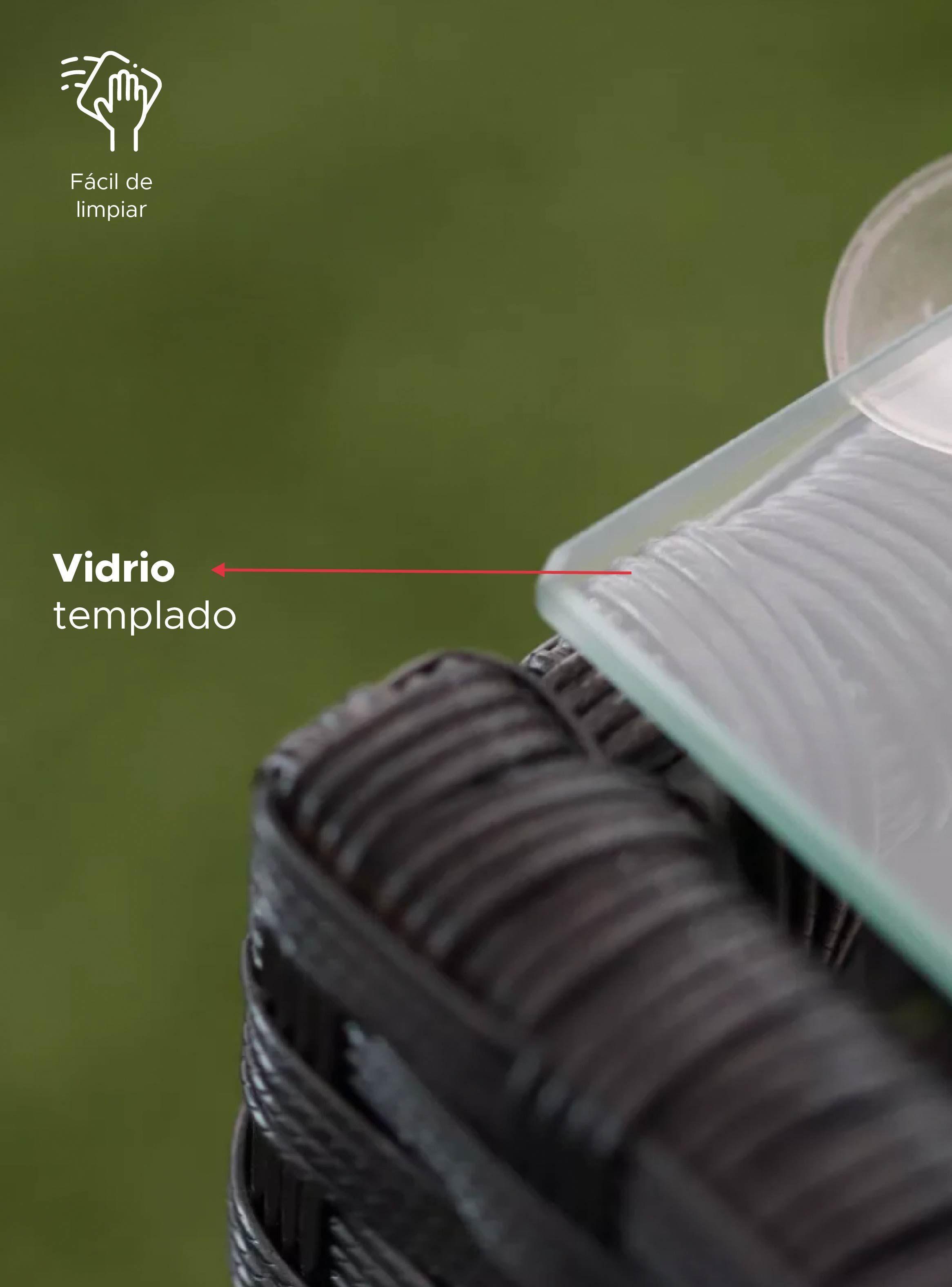 Set Juego De Terraza 4pcs Mesa Sillas Sillon Rattan Vincenzi-4