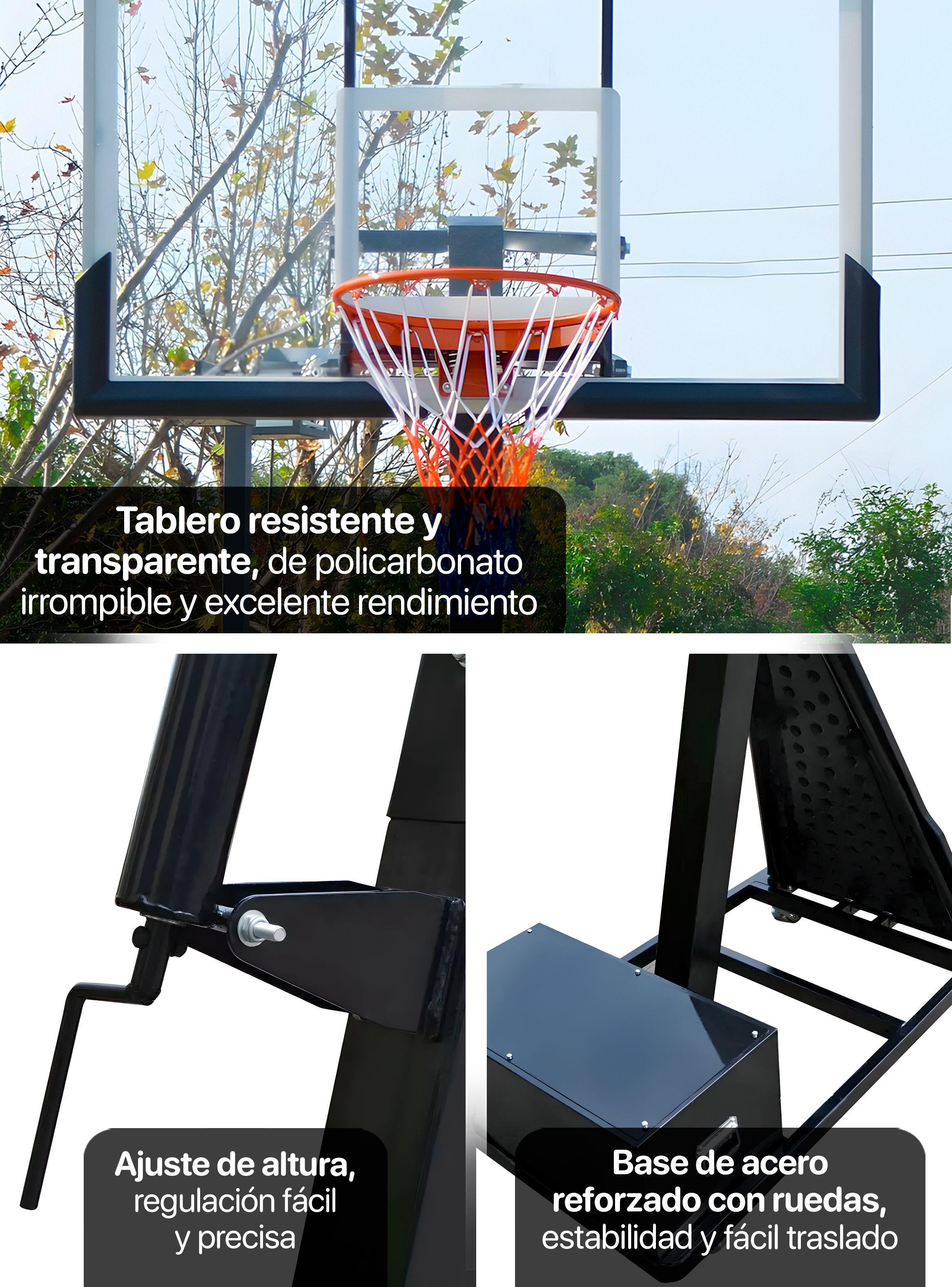 Aro De Basketball Plataforma Slating Pole Profesional Kfit-4