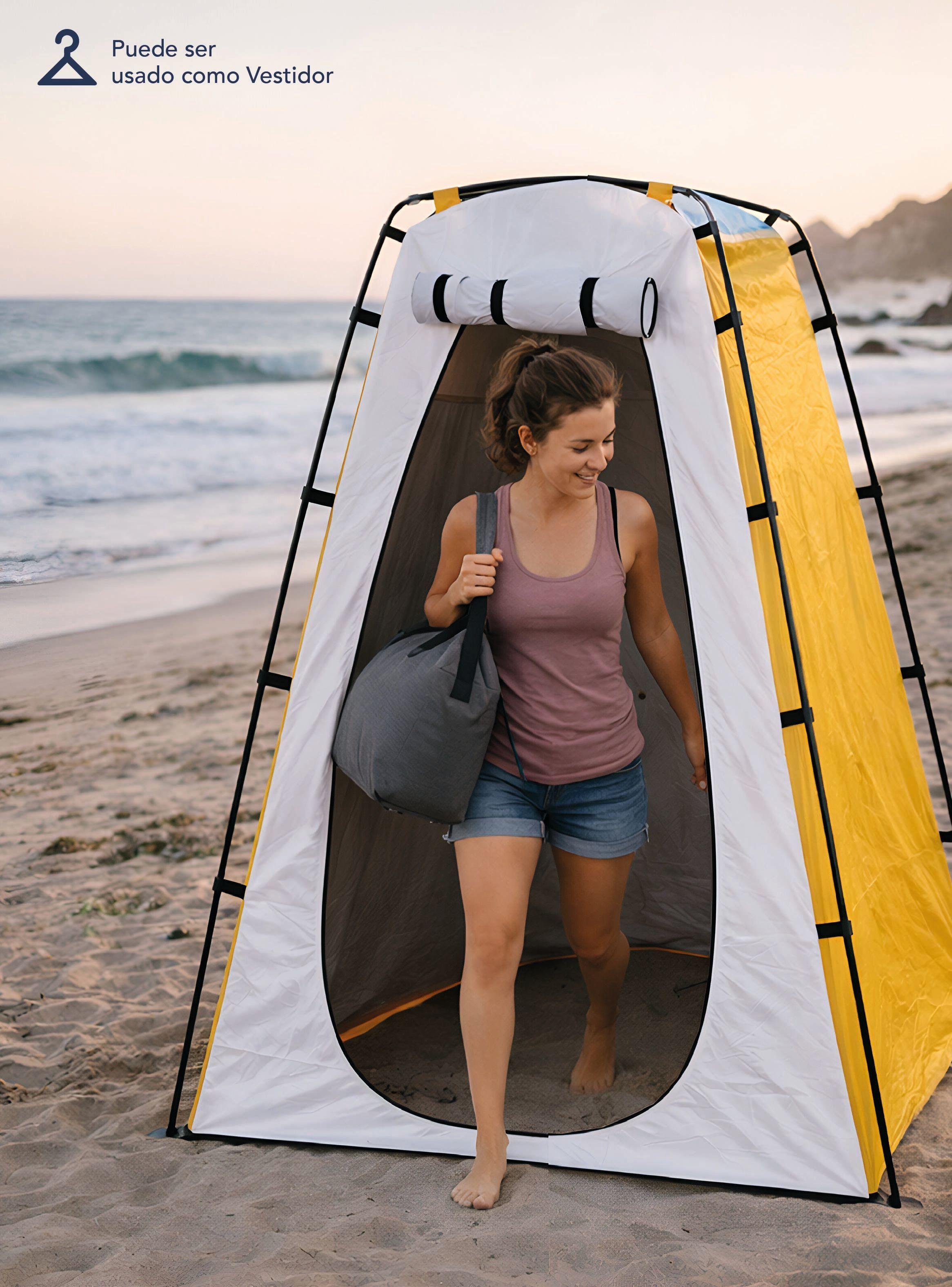 Carpa Portátil y Baño para Camping Miglú con Ducha Solar 20 lts-2