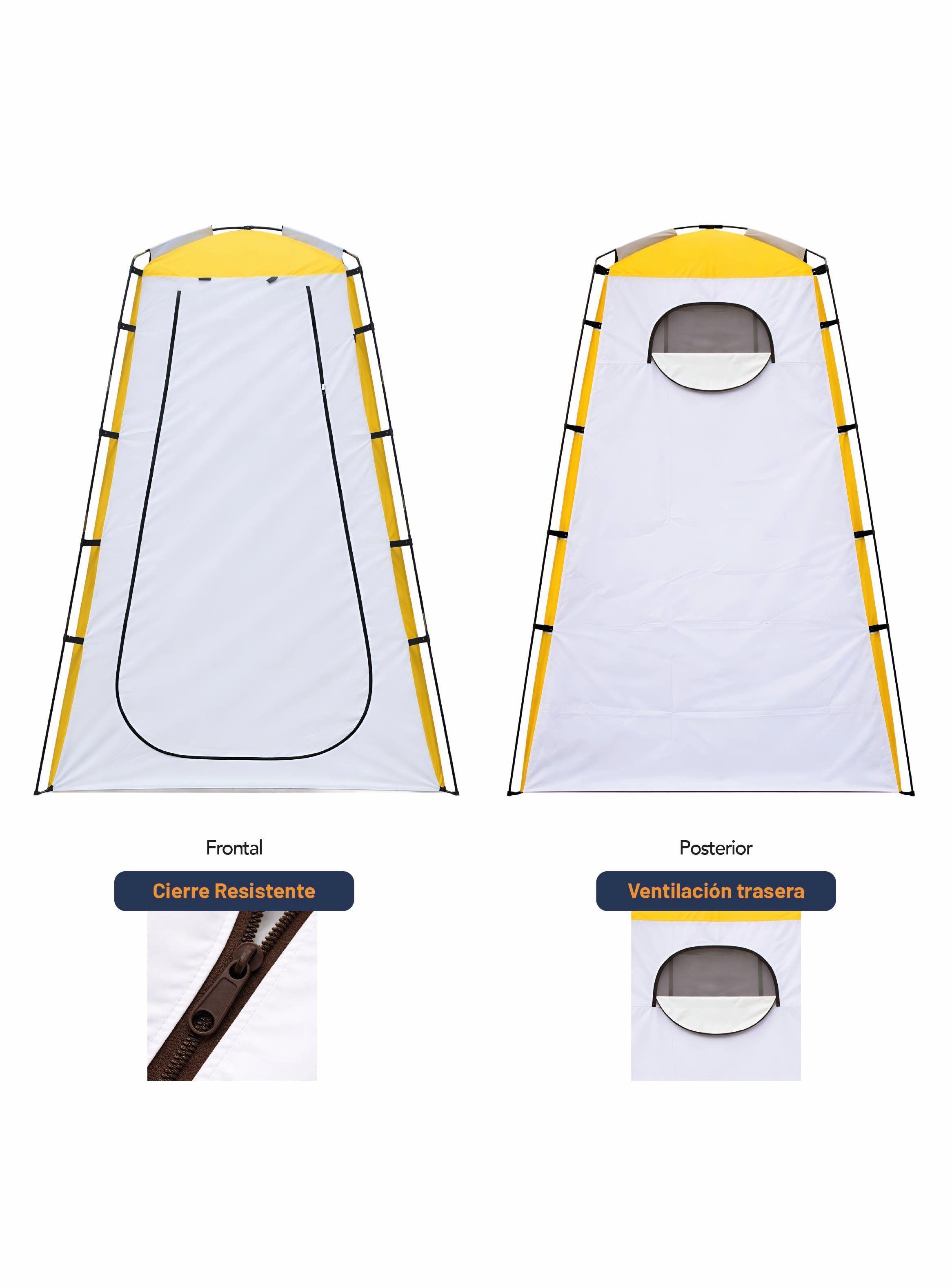 Carpa Portátil y Baño para Camping Miglú con Ducha Solar 20 lts-6