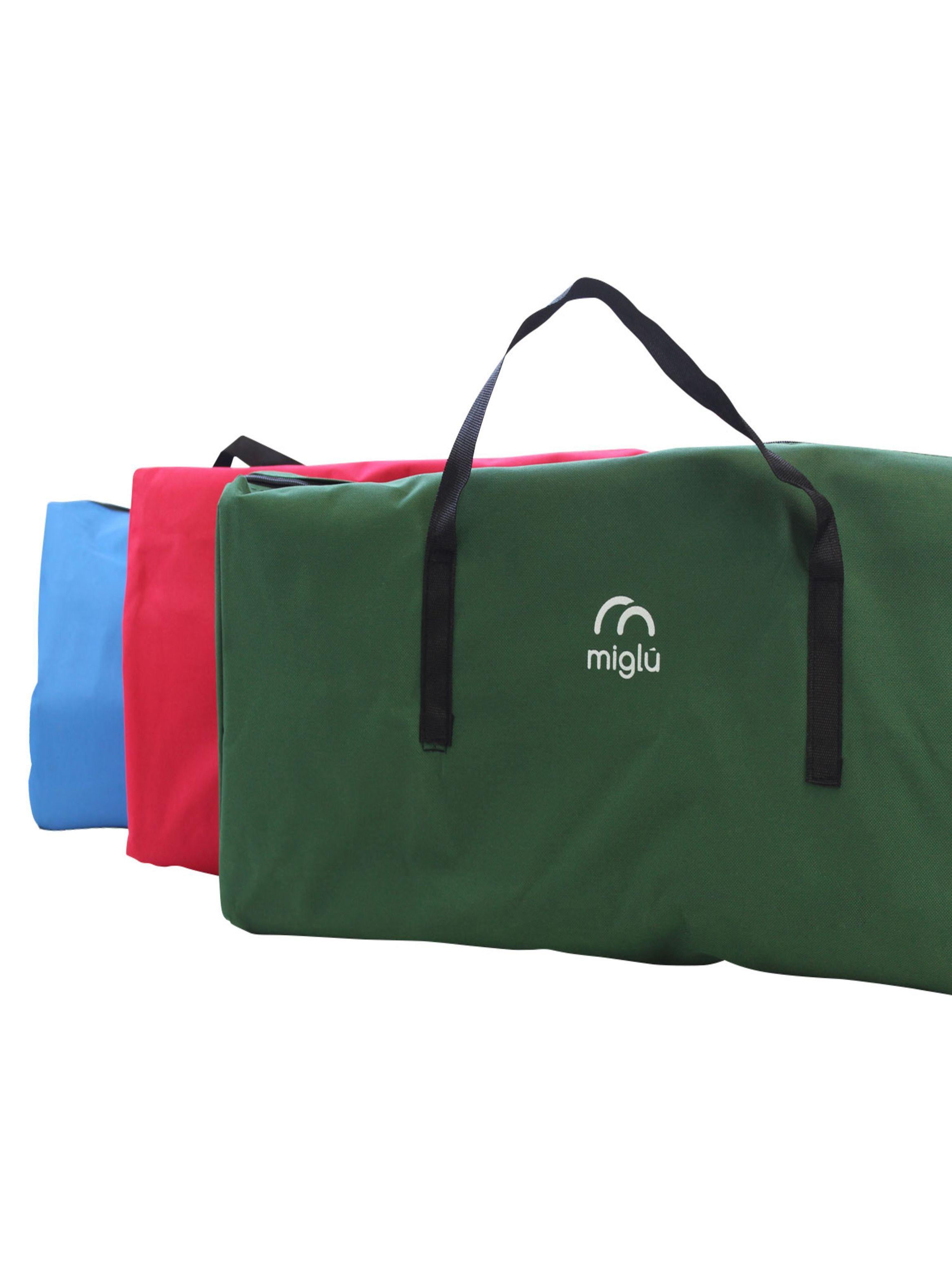 Mesa con 2 Sillas Plegables Verde-4