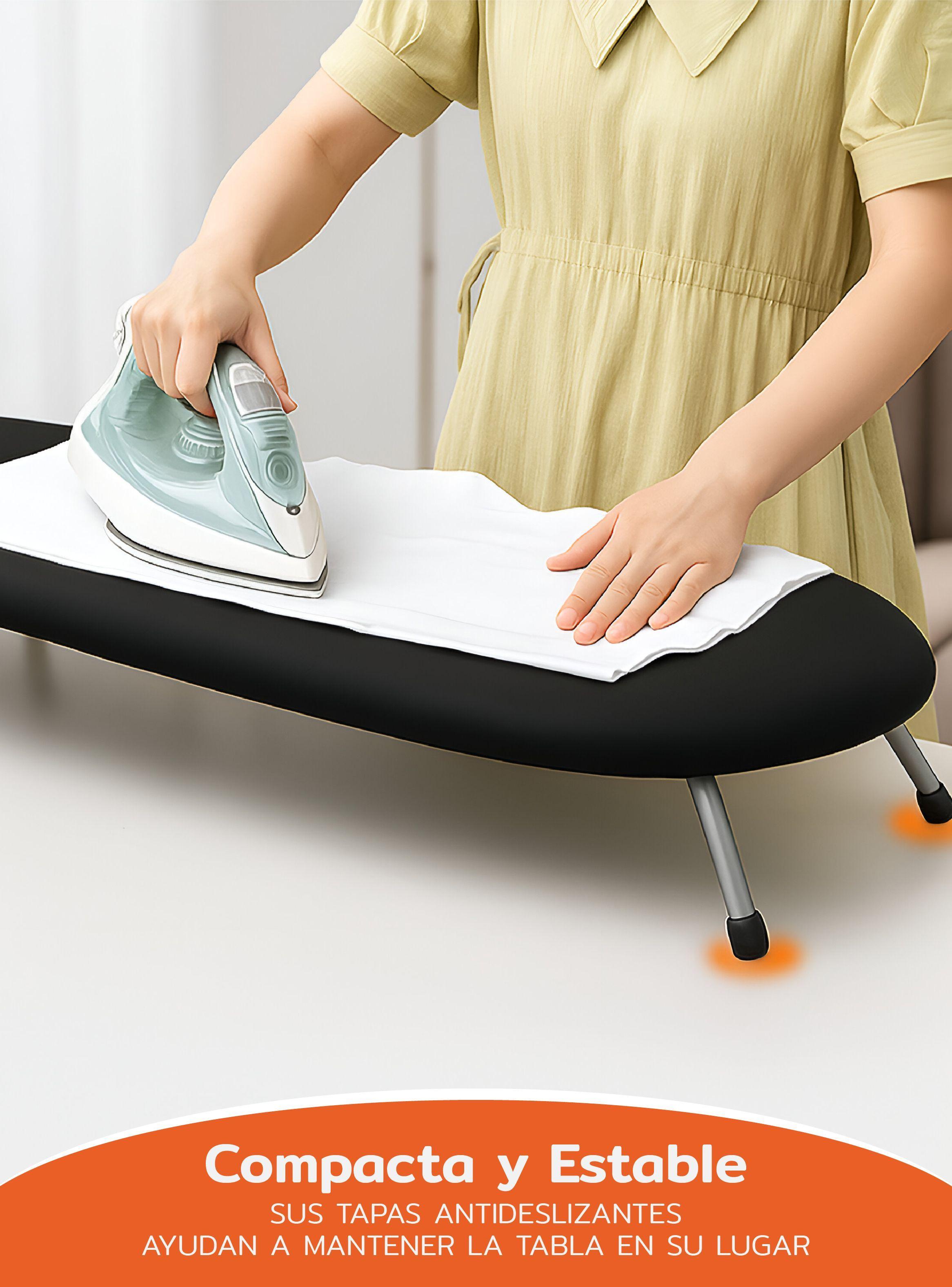 Tabla de planchar de mesa plegable comparta y portátil Negro Homeclaf-4