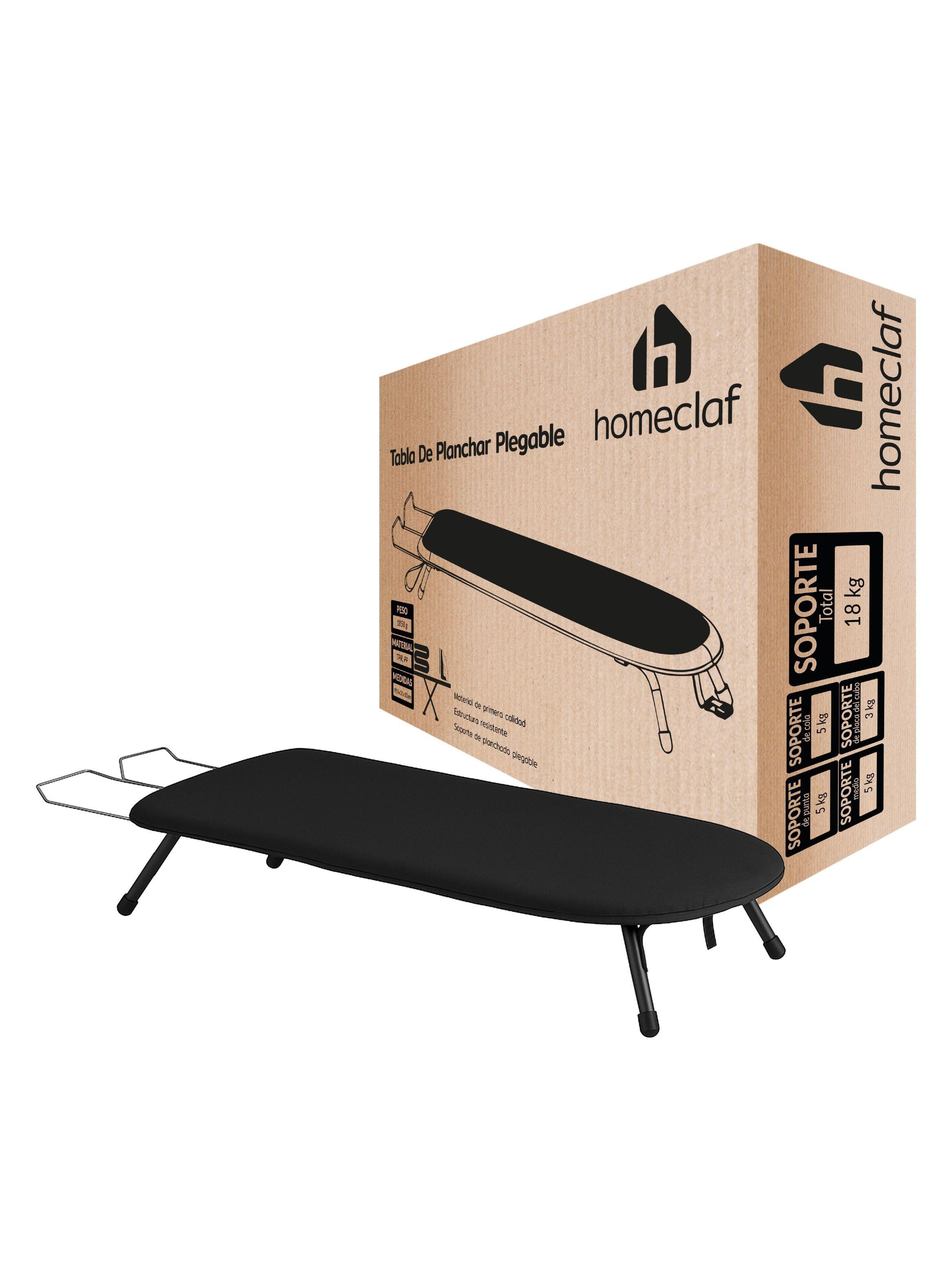 Tabla de planchar de mesa plegable comparta y portátil Negro Homeclaf-7