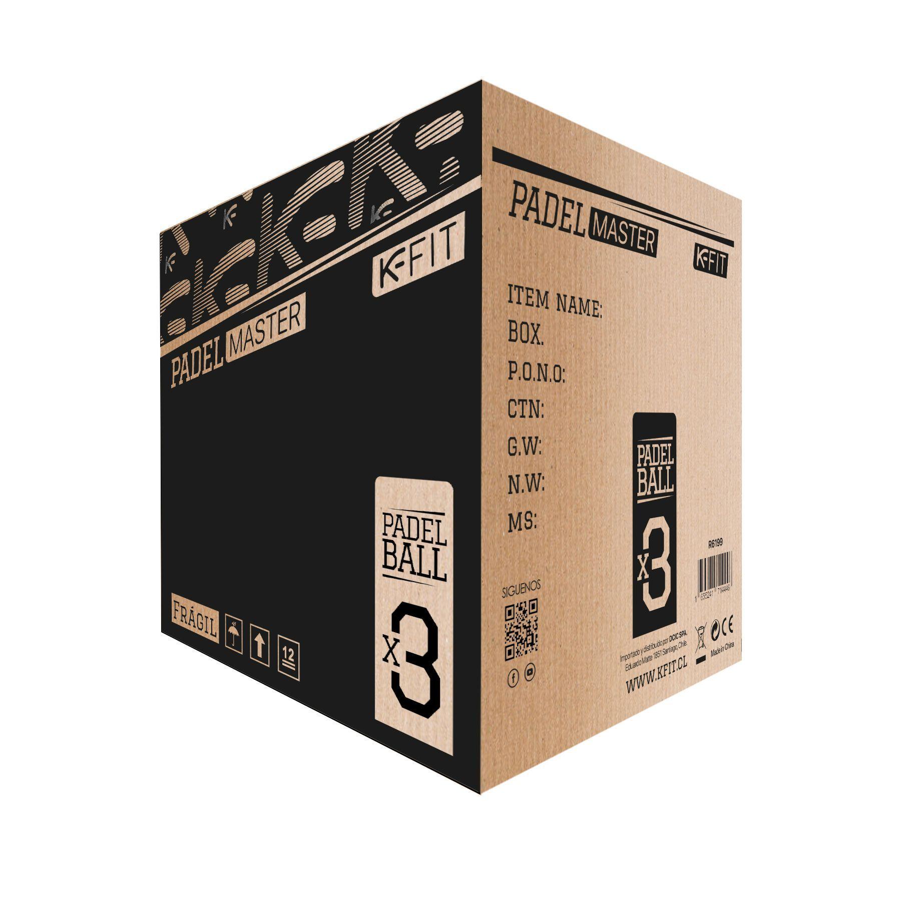 Tarro Pelotas Padel K-FIT Caja 24 Tarros-2