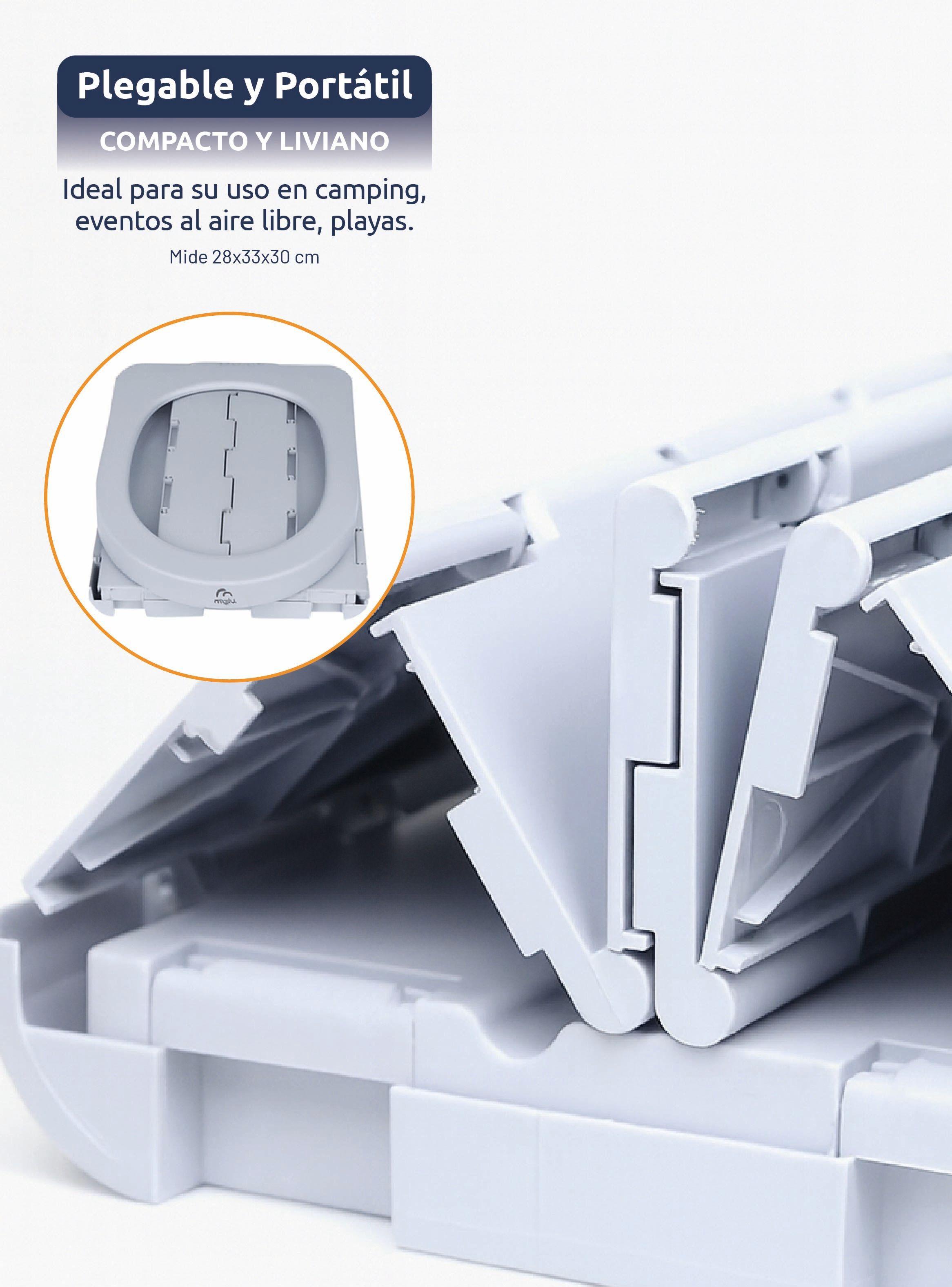 Carpa Probador Baño Portátil Ducha Solar Verde Para Camping Miglú-4