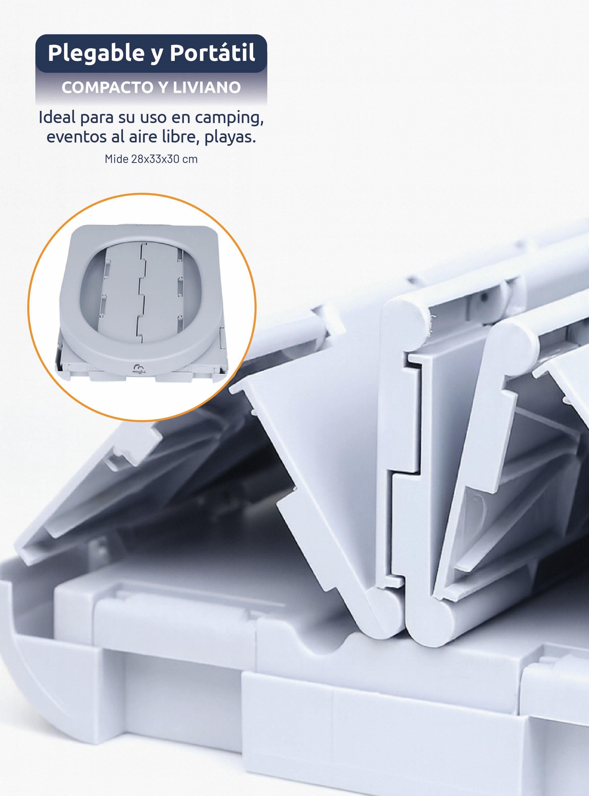 Carpa Probador y Baño Químico Portátil con Ducha Solar para Camping-4