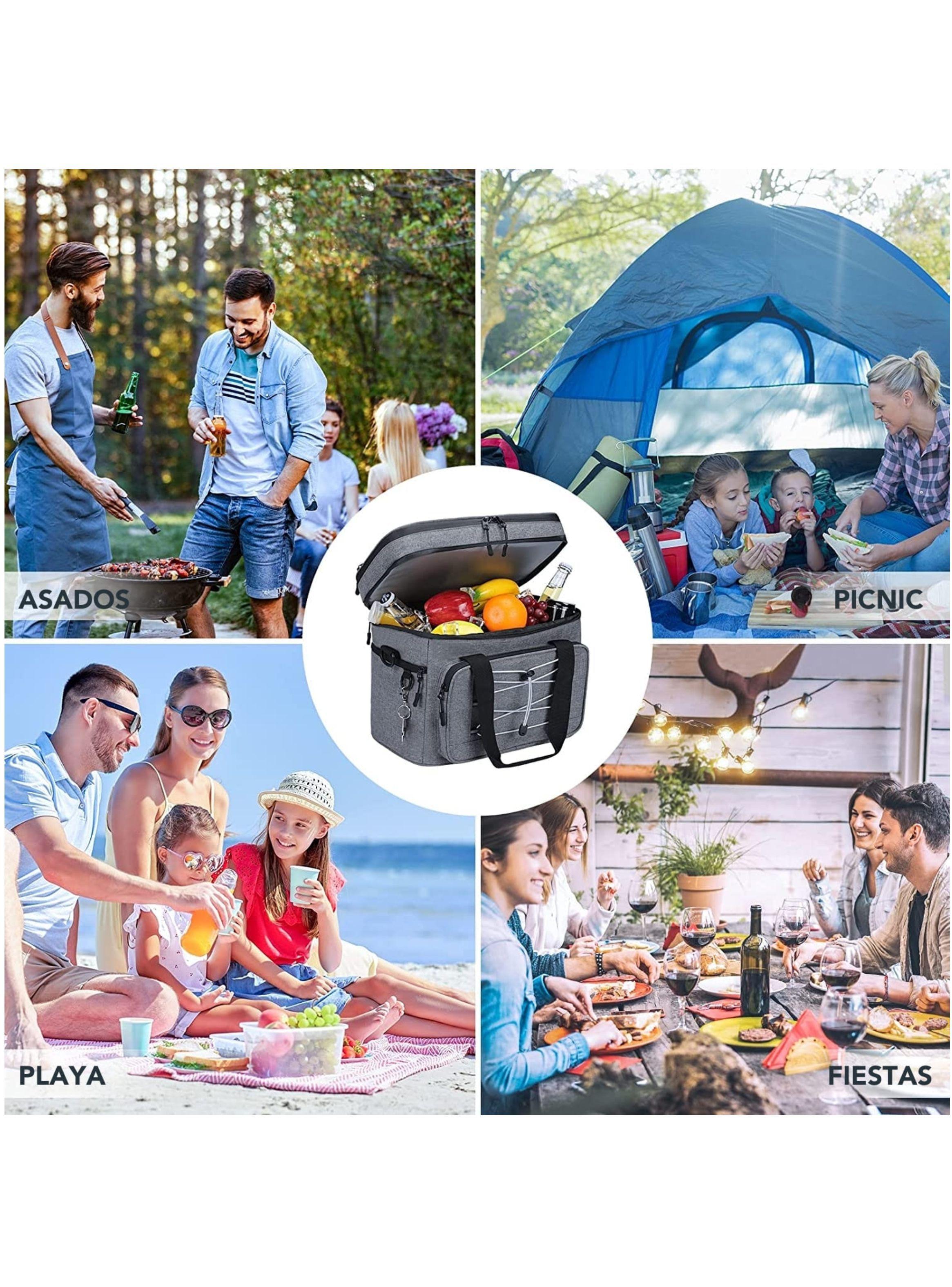 Bolso Cooler 27 Litros 30 Latas Multi Compartimientos-4