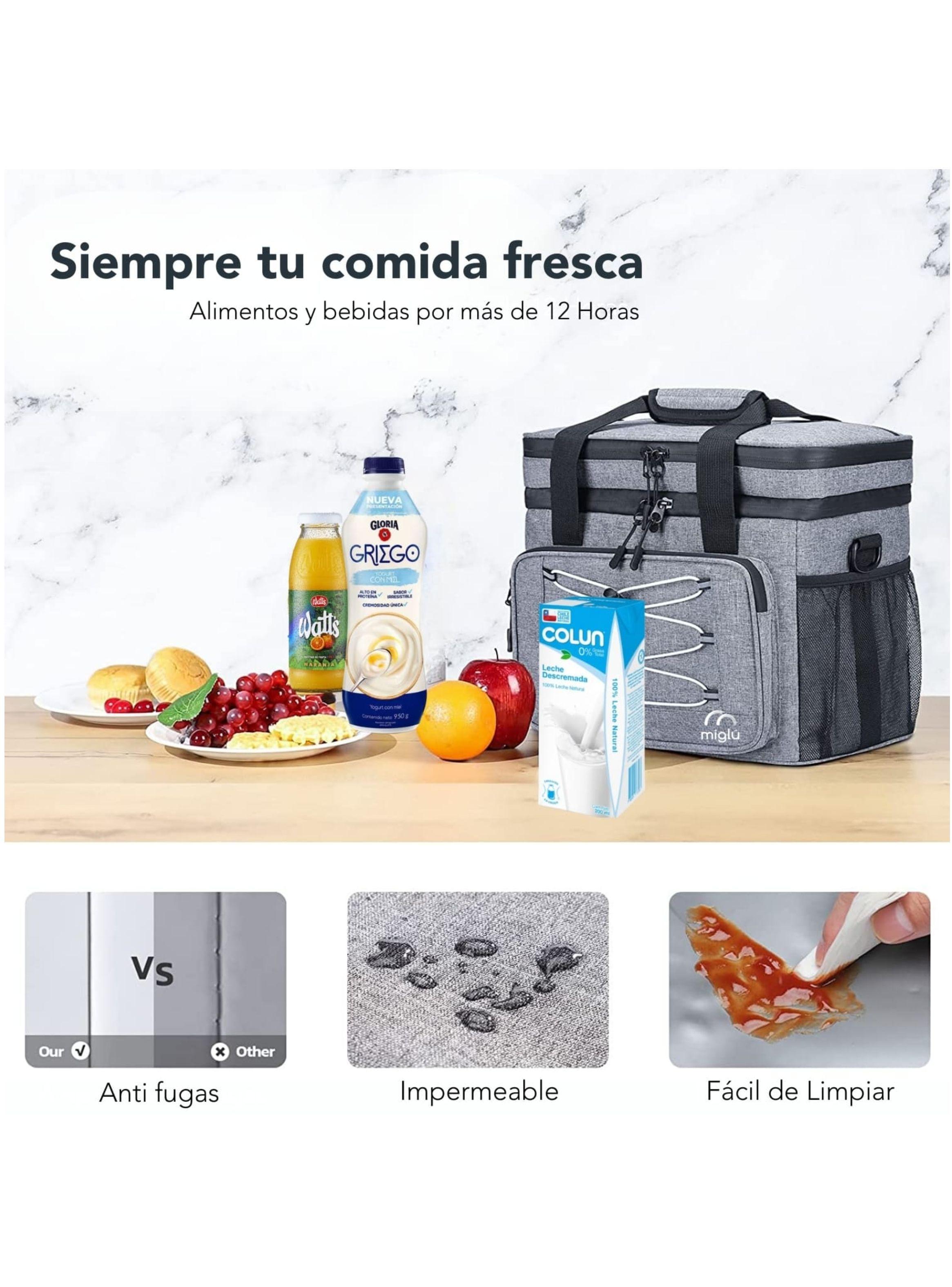 Bolso Cooler 27 Litros 30 Latas Multi Compartimientos-5