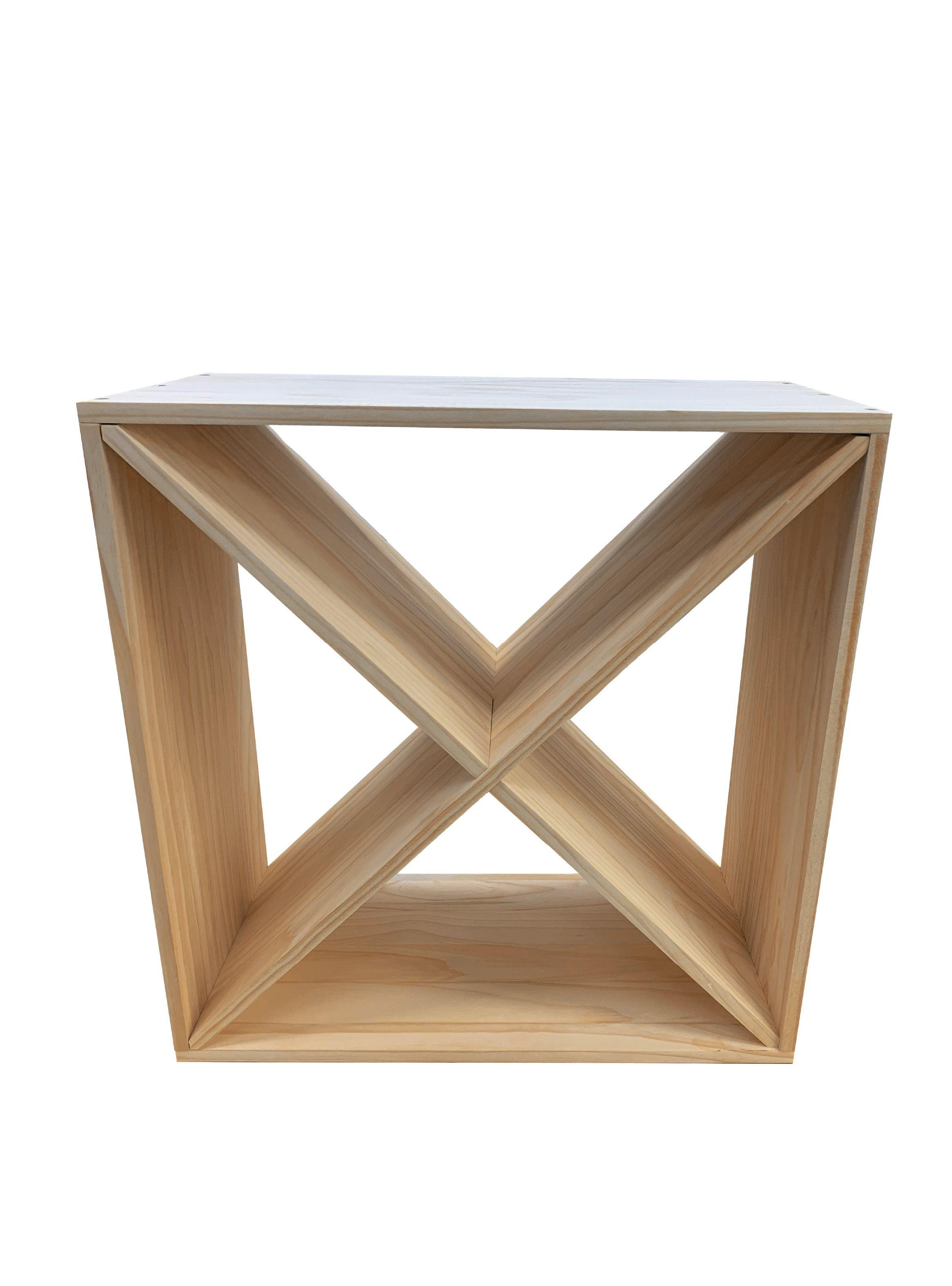 Rack Repisa Cava Madera Con Soporte Para 24 Botellas De Vino-2