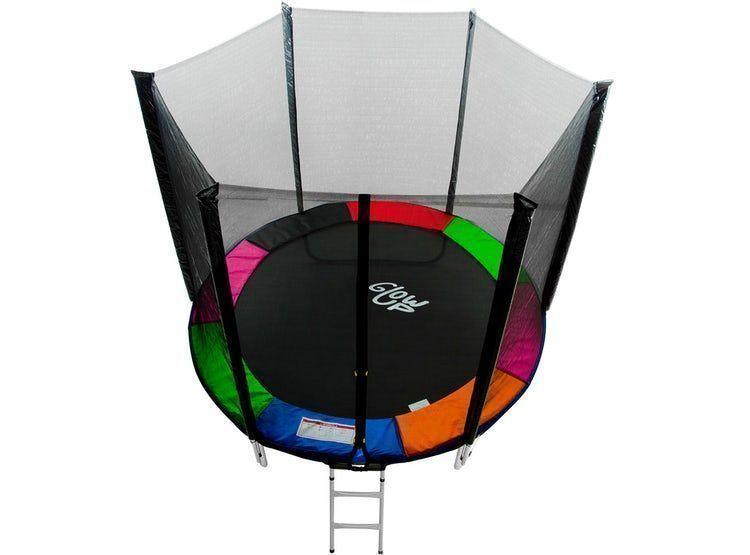 Cama ElásticaI 8ft 2,44mt Malla + Escalera-3