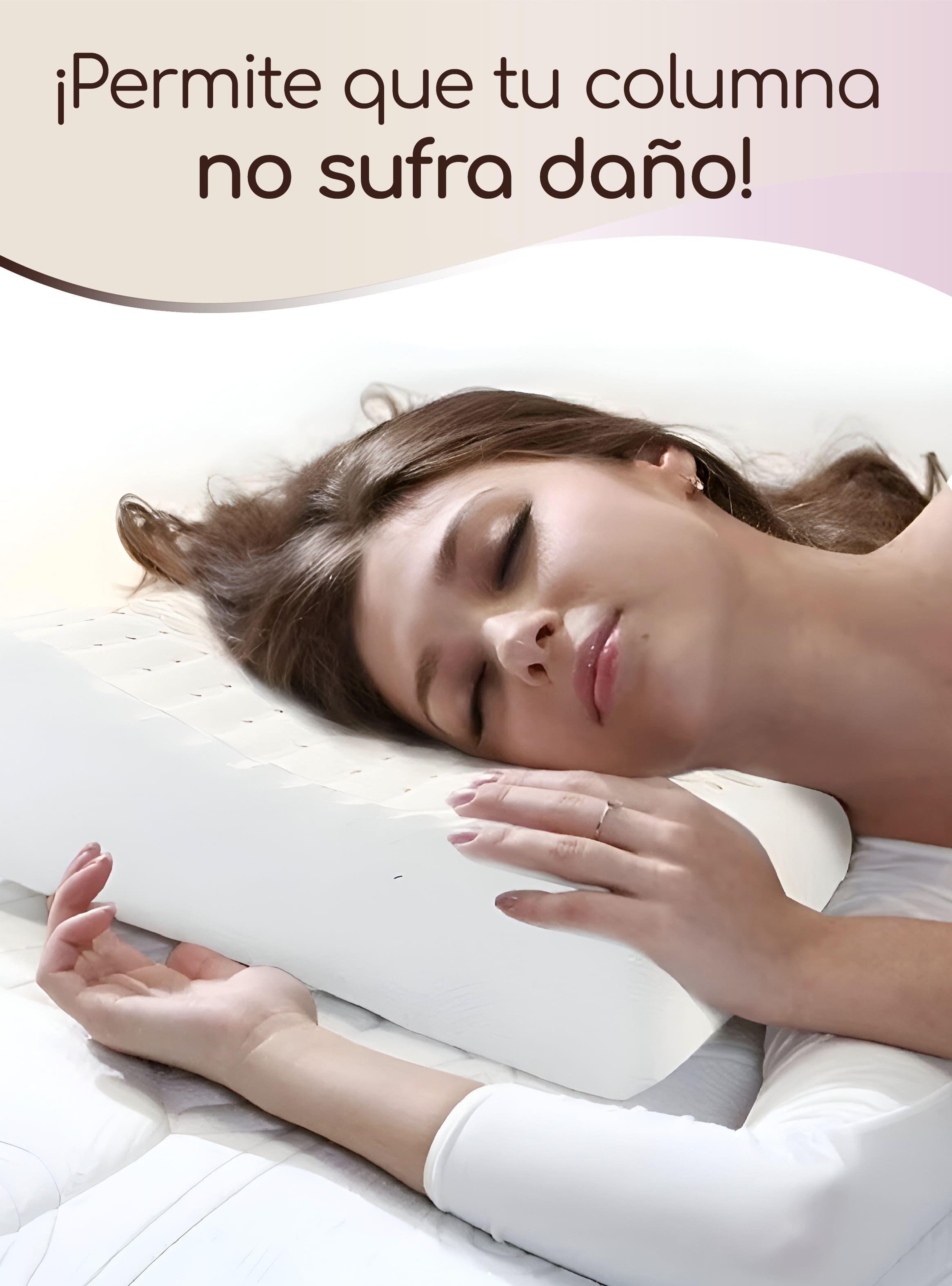 Pack 2 Almohadas Ortopédicas Cervicales Con Espuma Memoria-5