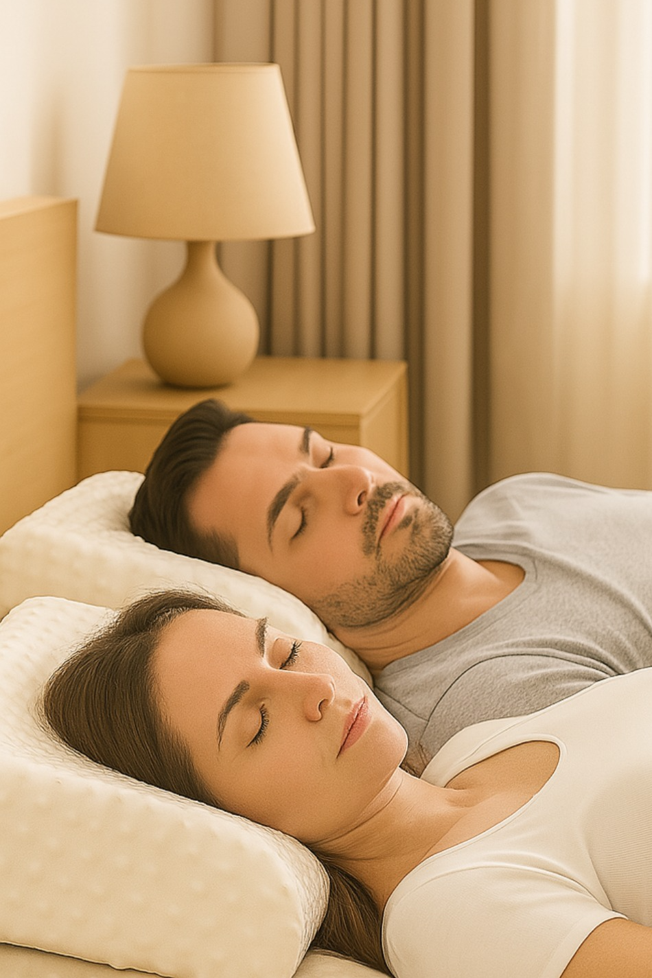 Pack 2 Almohadas Ortopédicas Cervicales Con Espuma Memoria-6