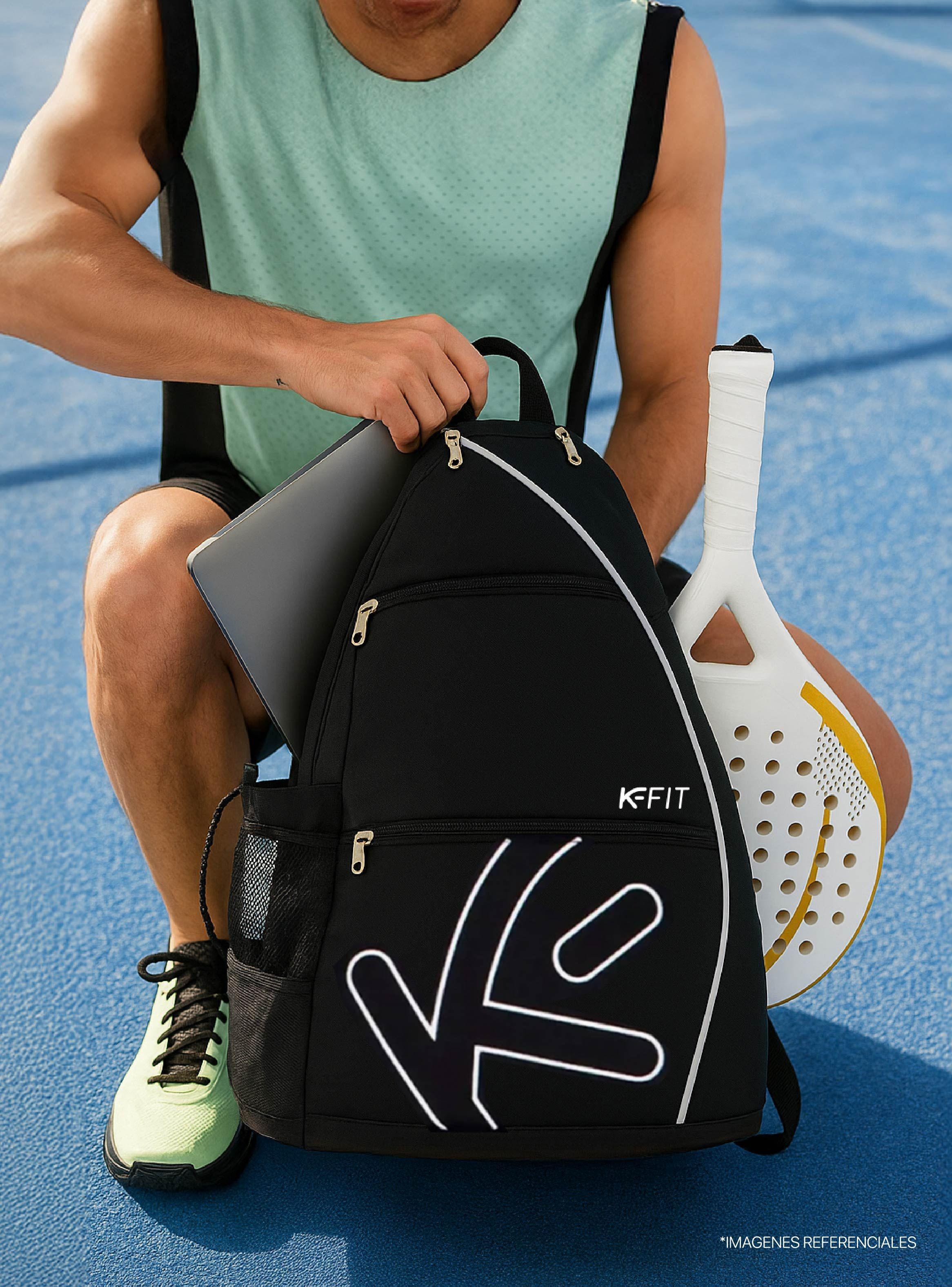 Mochila y bolso de Padel Kanu Negro K-Fit-7