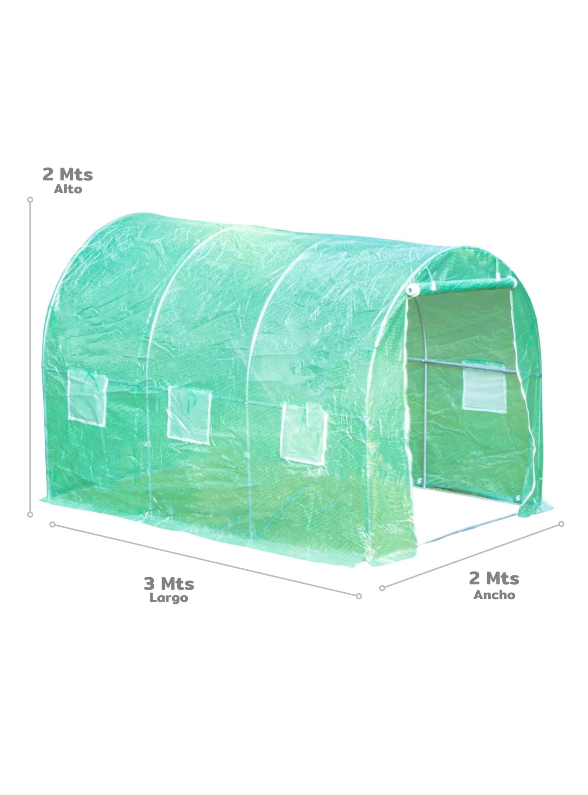 Invernadero Armable Túnel 6mt2 3x3x2mts-1
