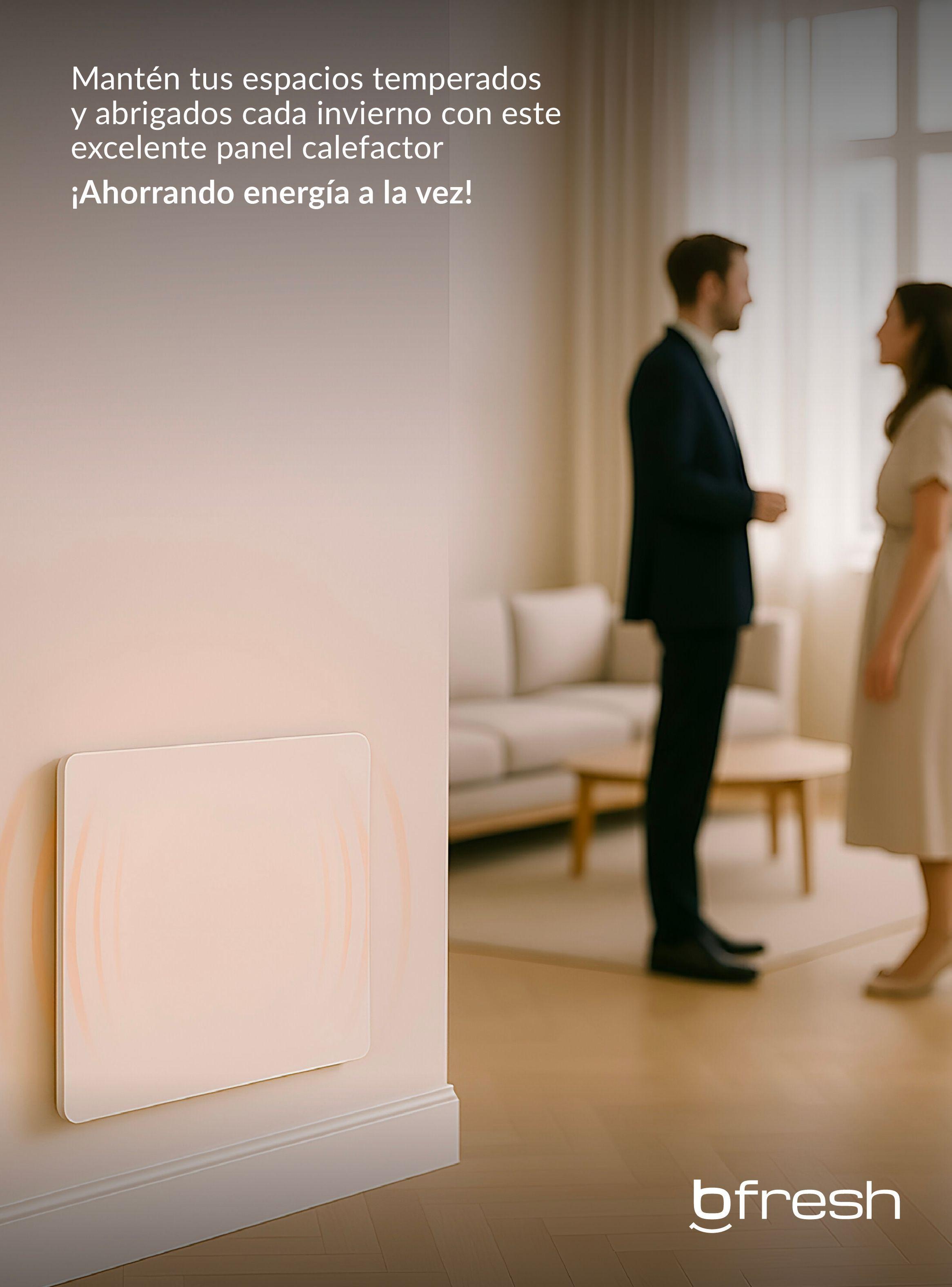 PANEL CALEFACTOR MURAL BAJO CONSUMO 550W BLANCO BFRESH -3
