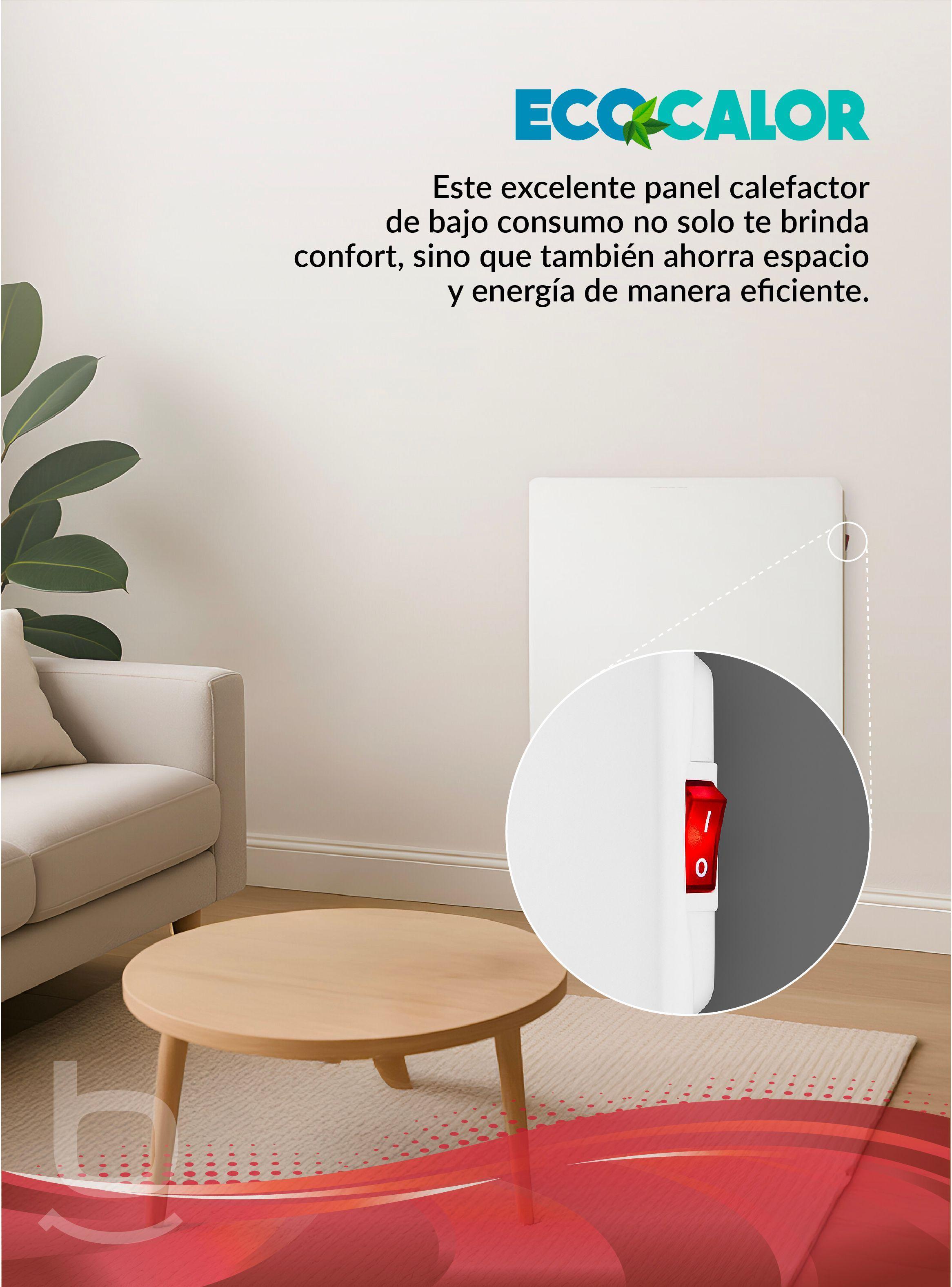 PANEL CALEFACTOR MURAL BAJO CONSUMO 550W BLANCO BFRESH -5