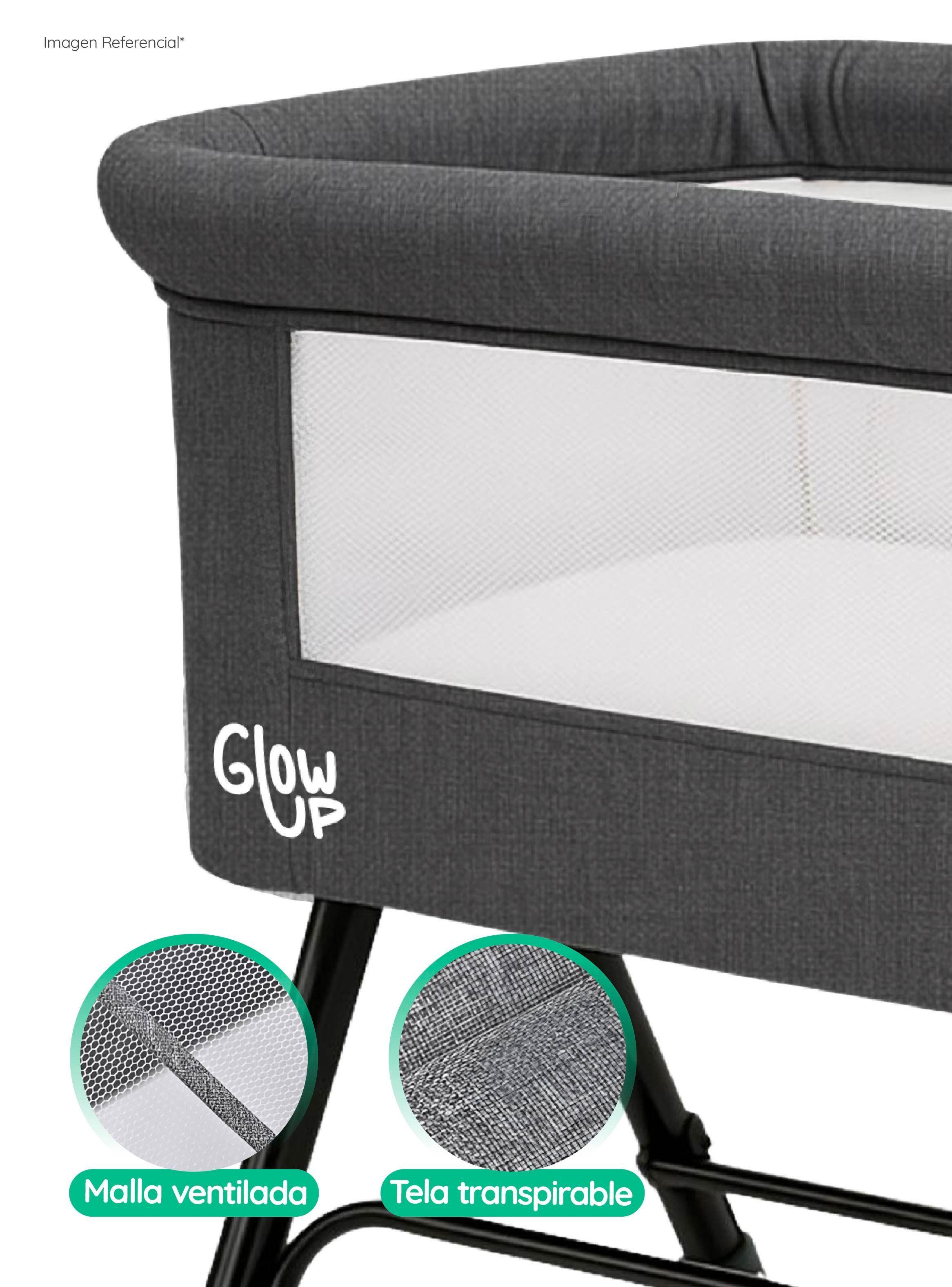 Cuna Corral Colecho 3 en 1 Bebé Dormitorio Ajustable GlowUp-4