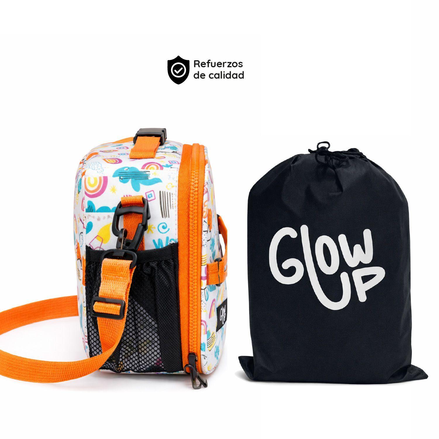 Lonchera térmica niño niña bolso almuerzo + morral Glowup-2