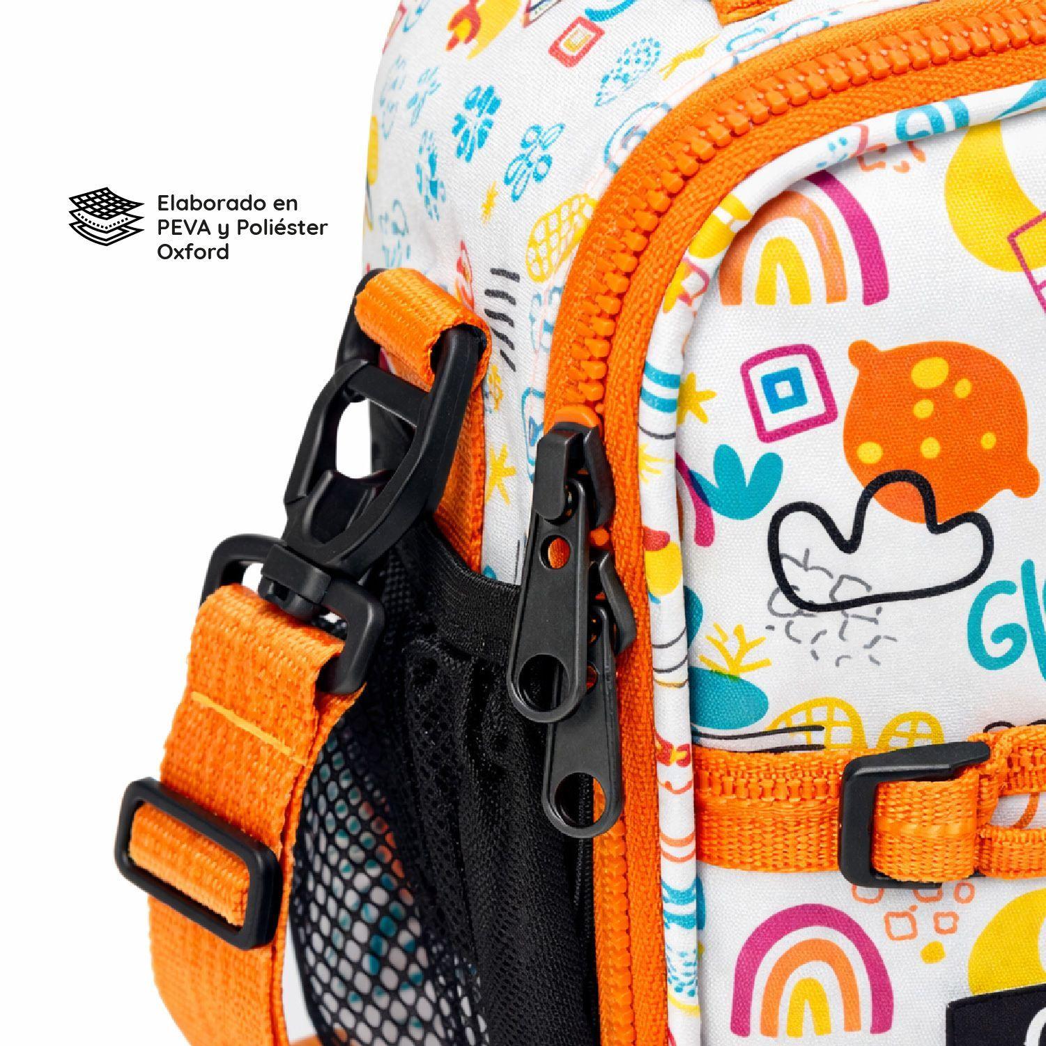 Lonchera térmica niño niña bolso almuerzo + morral Glowup-4