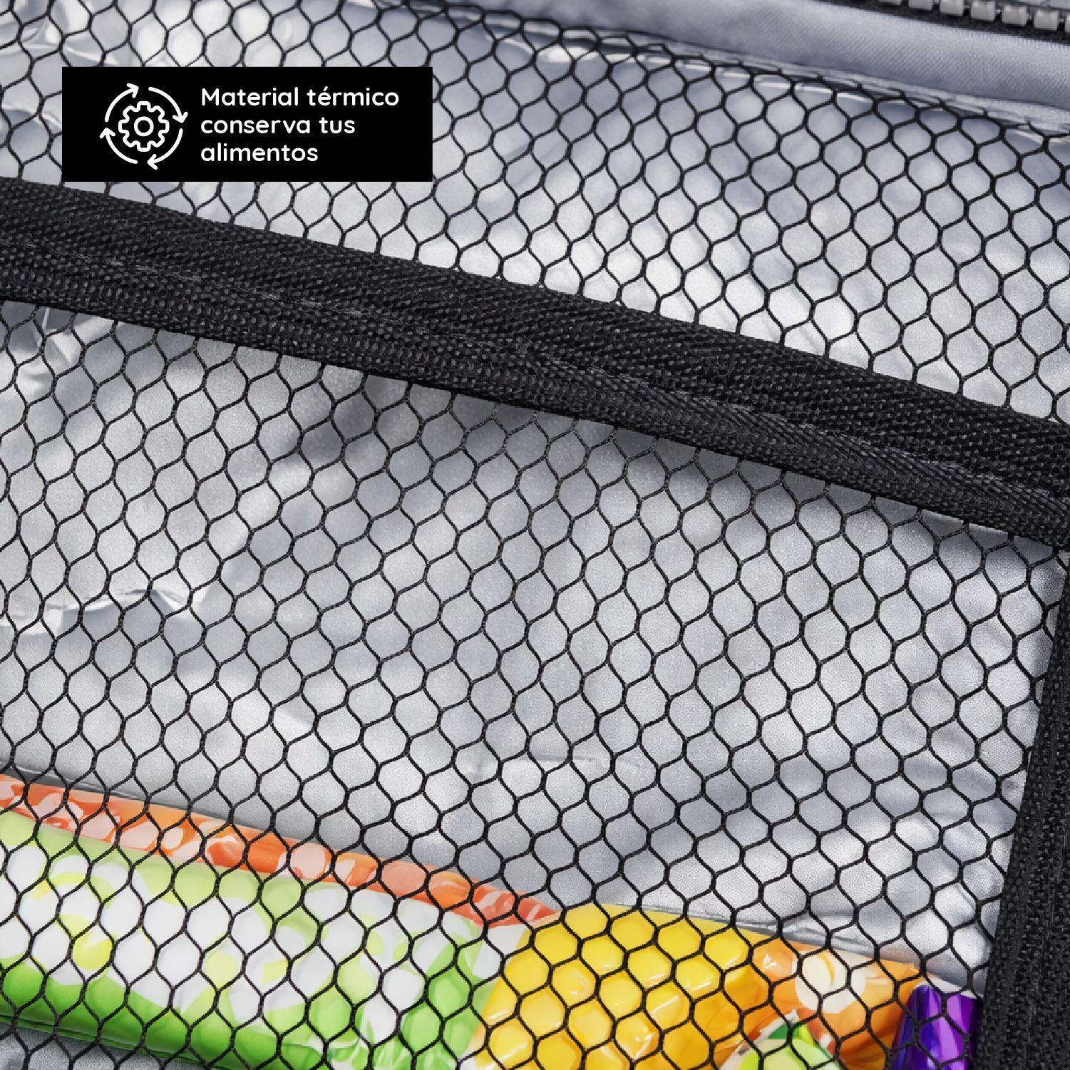 Lonchera térmica niño niña bolso almuerzo + morral Glowup-5