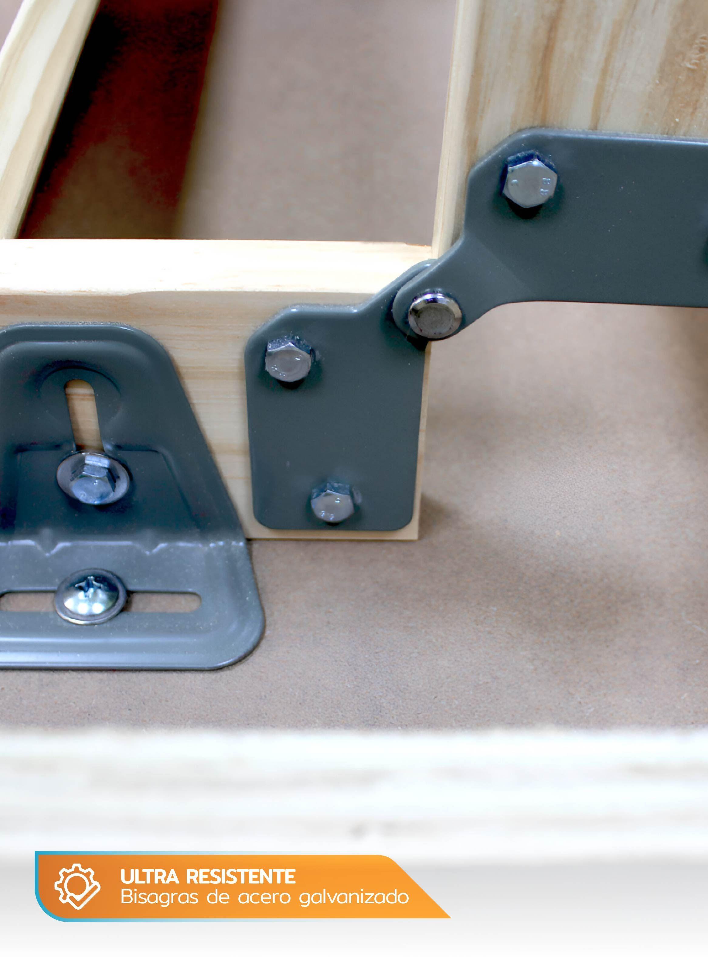 Escalera Ático de Madera Mansarda 70x120cm Homeclaf-2