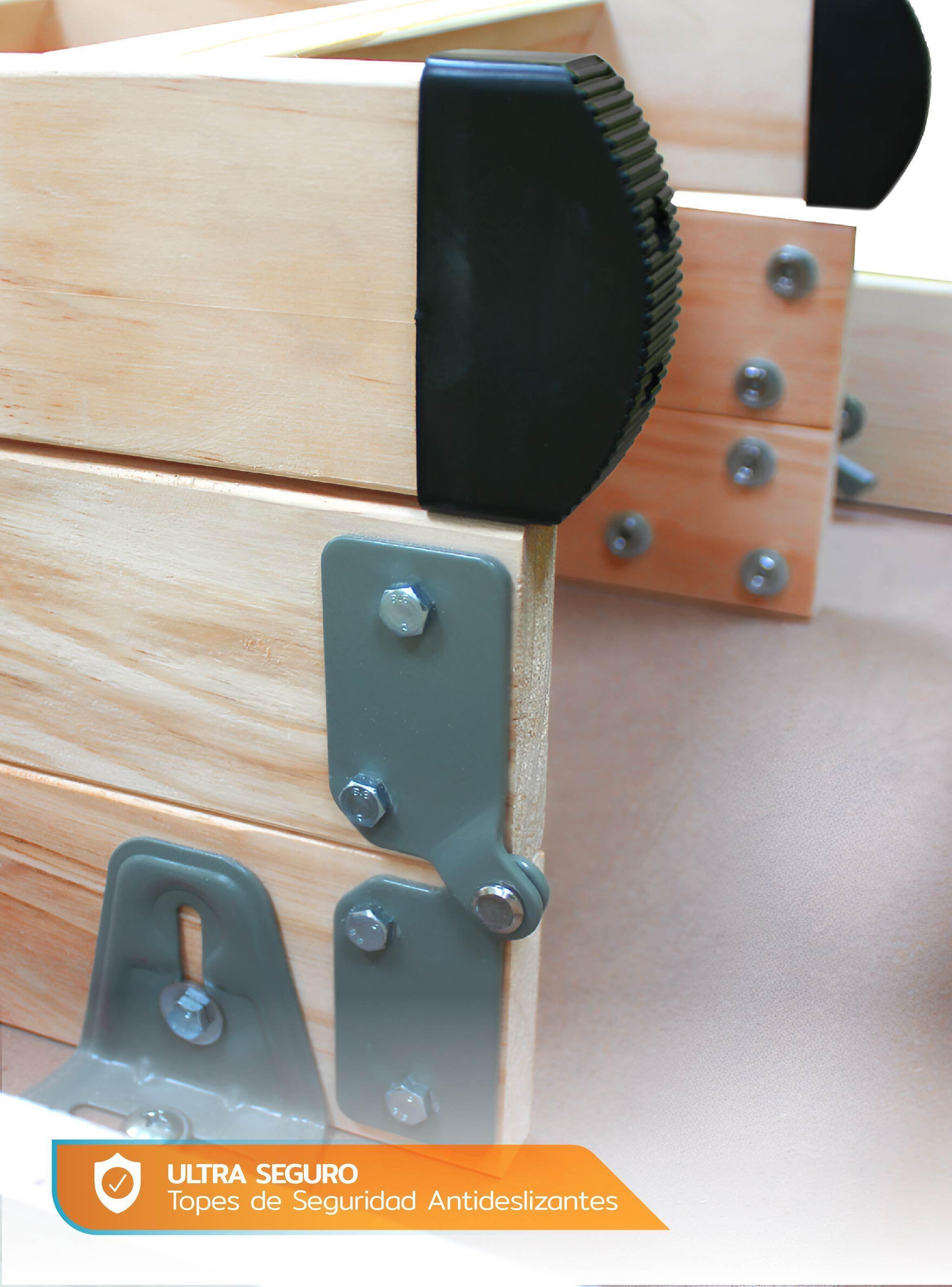 Escalera Ático de Madera Mansarda 70x120cm Homeclaf-3